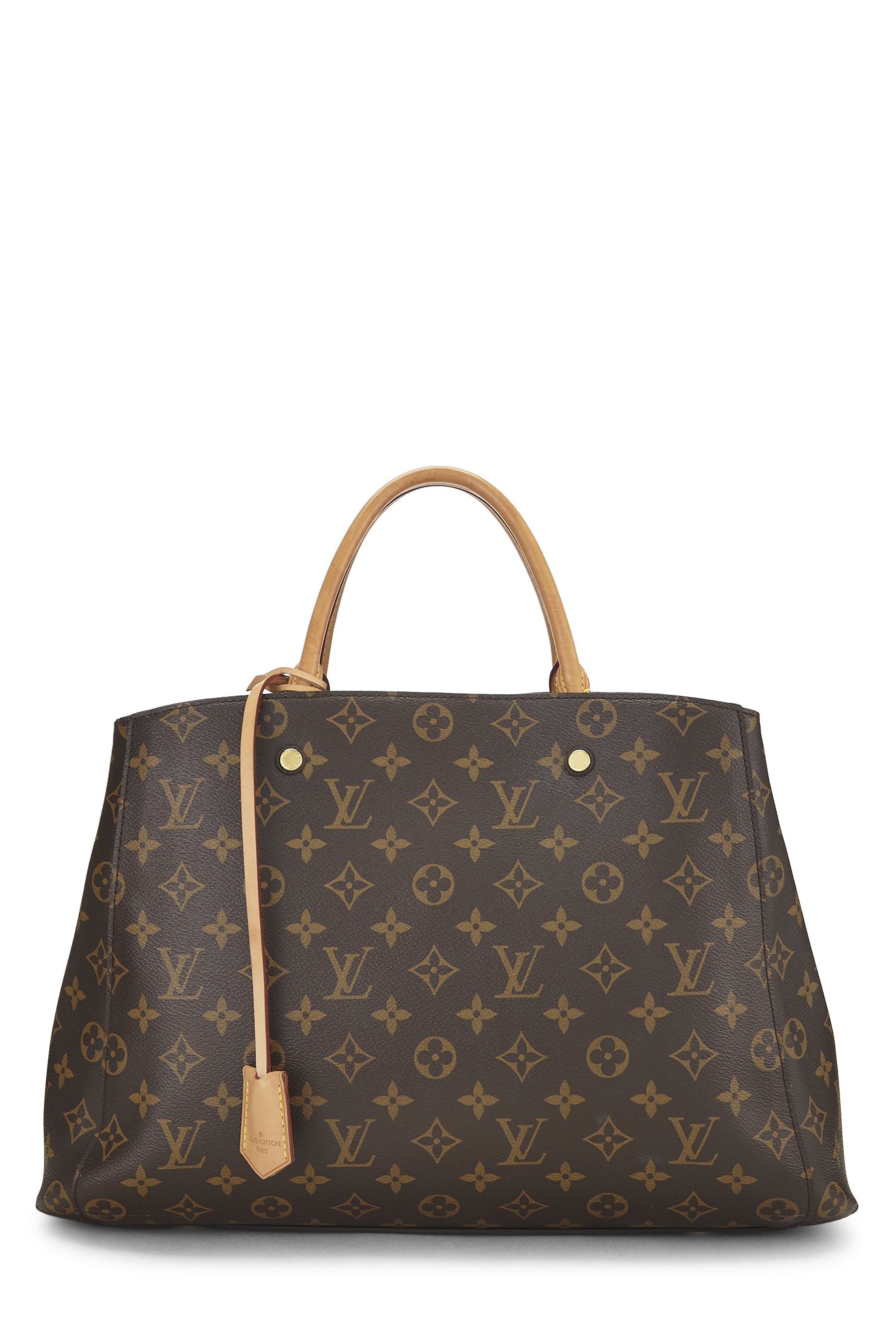 Women's Louis Vuitton Monogram Canvas Montaigne GM in Brown GM