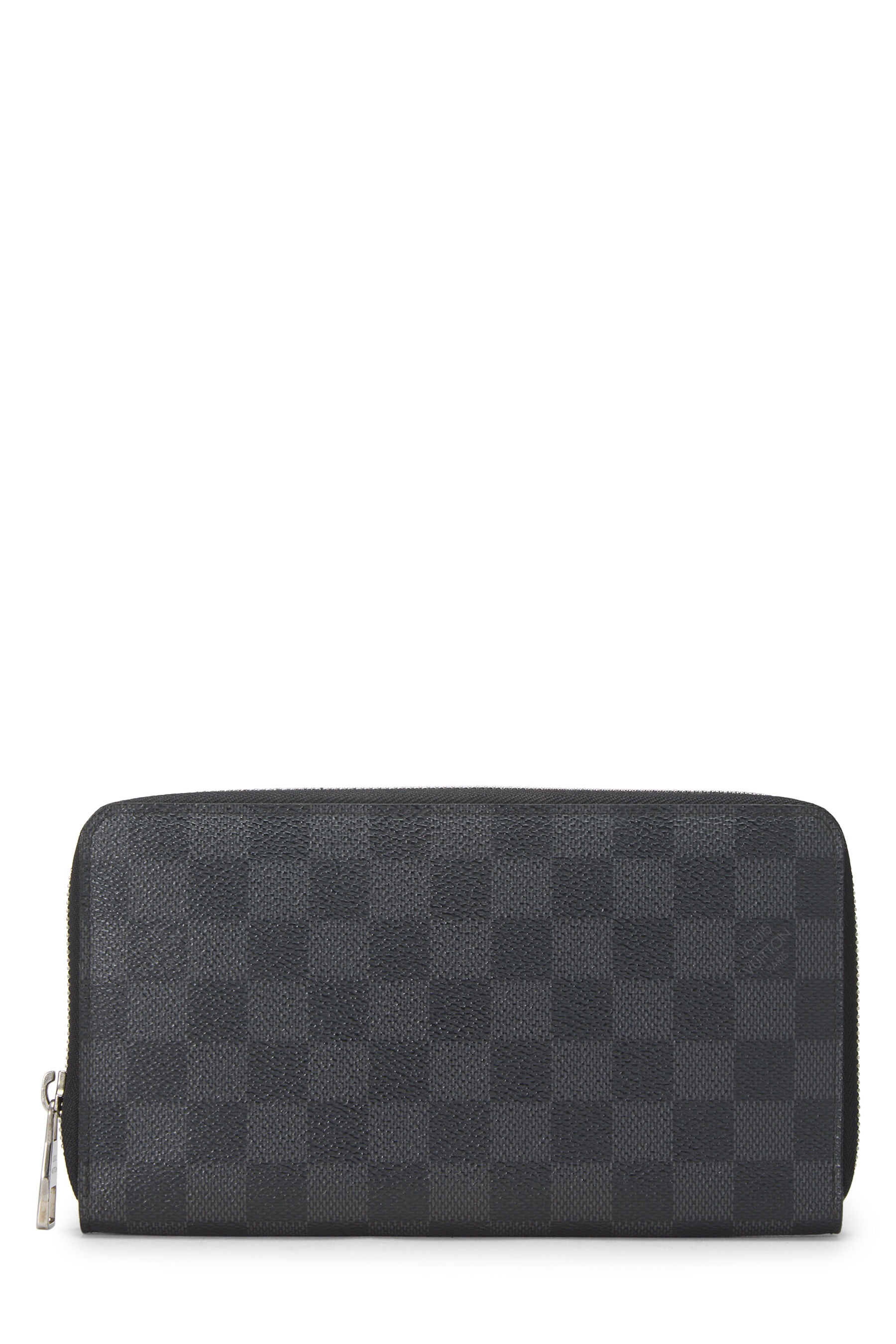 Women's Louis Vuitton Damier Graphite Zippy Organizer in Black