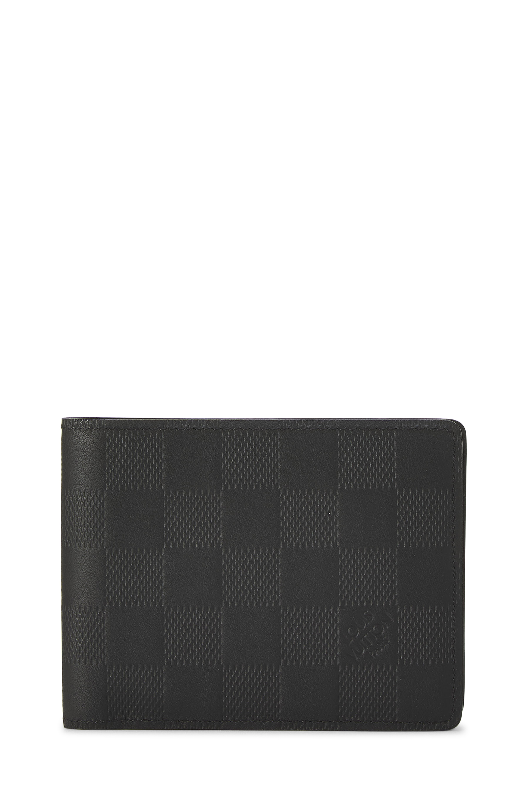 Women's Louis Vuitton Black Damier Infini Multiple Wallet in Black