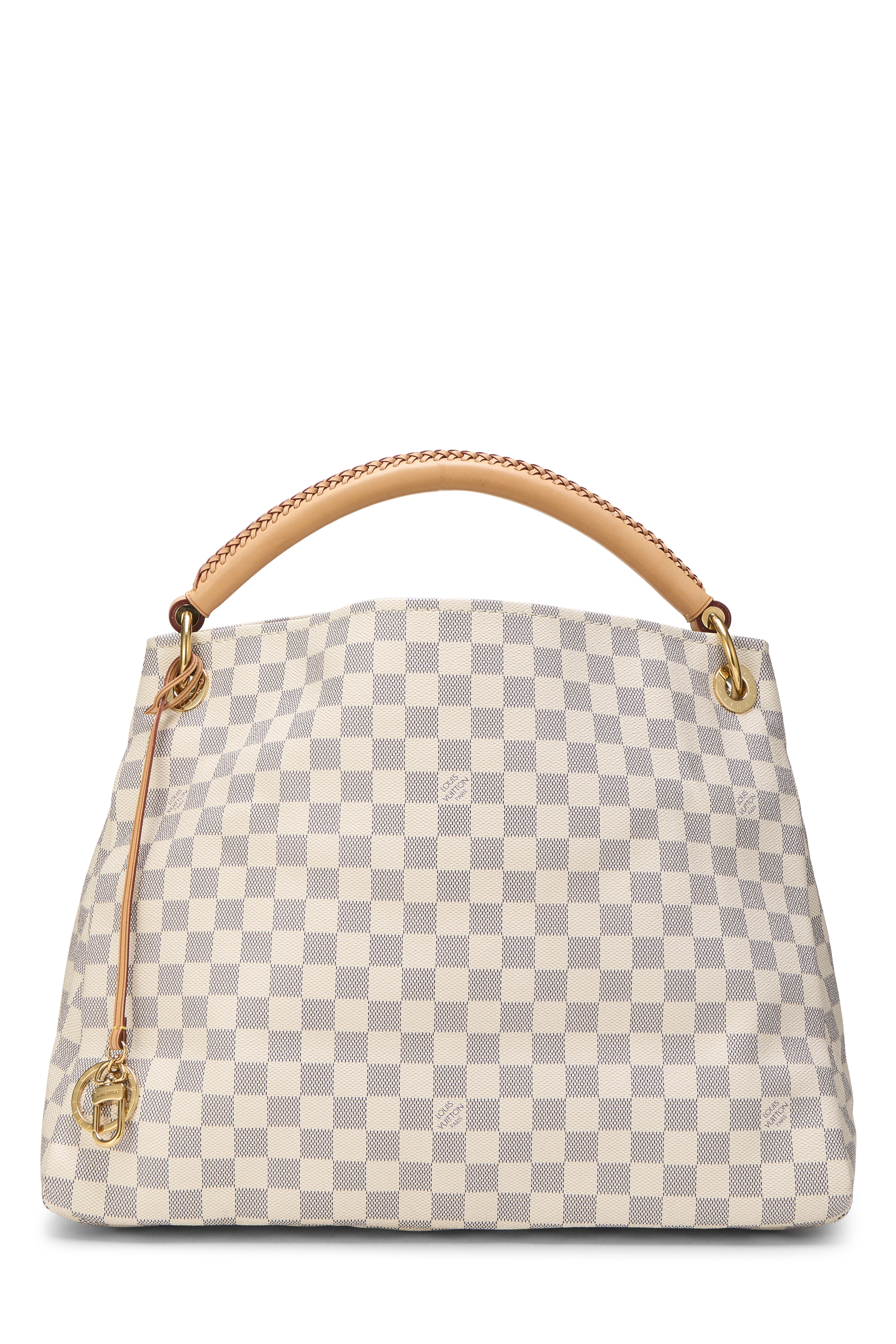 Women's Louis Vuitton Damier Azur Artsy MM in White MM