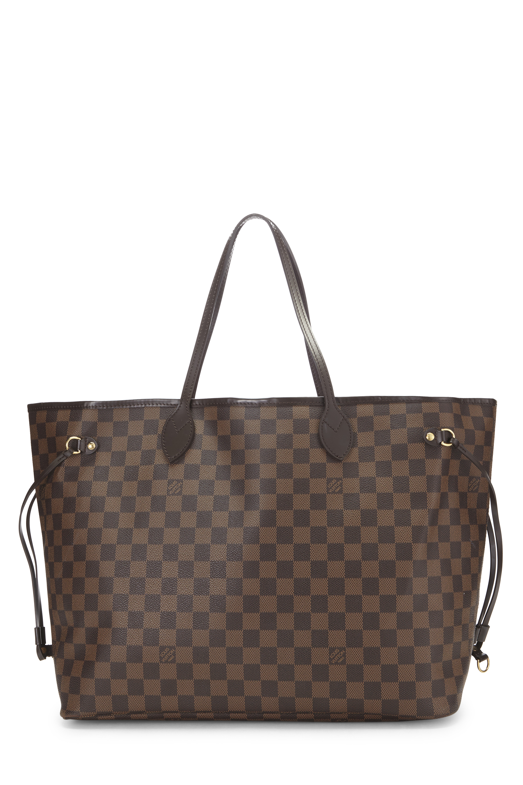 Women's Louis Vuitton Damier Ebene Neverfull Tote GM in Brown GM