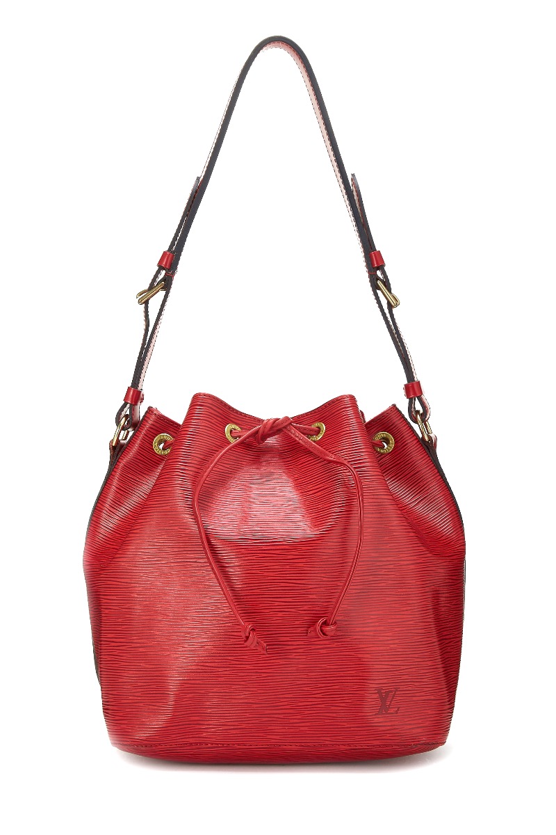 Women's Louis Vuitton Red Epi Noé Petite in Red Petite