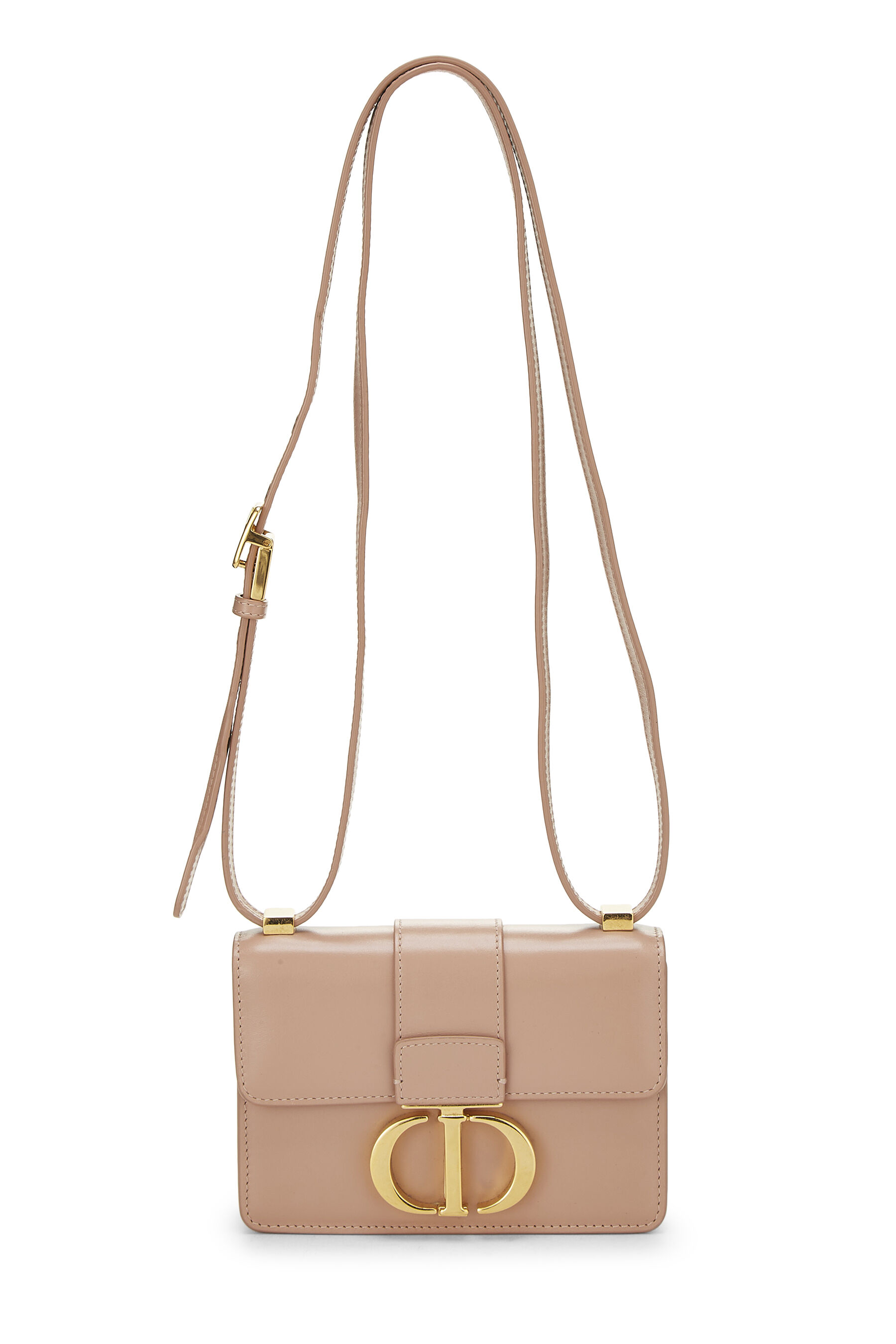 Women's Christian Dior Pink Calfskin 30 Montaigne Bag Micro in Pink Micro