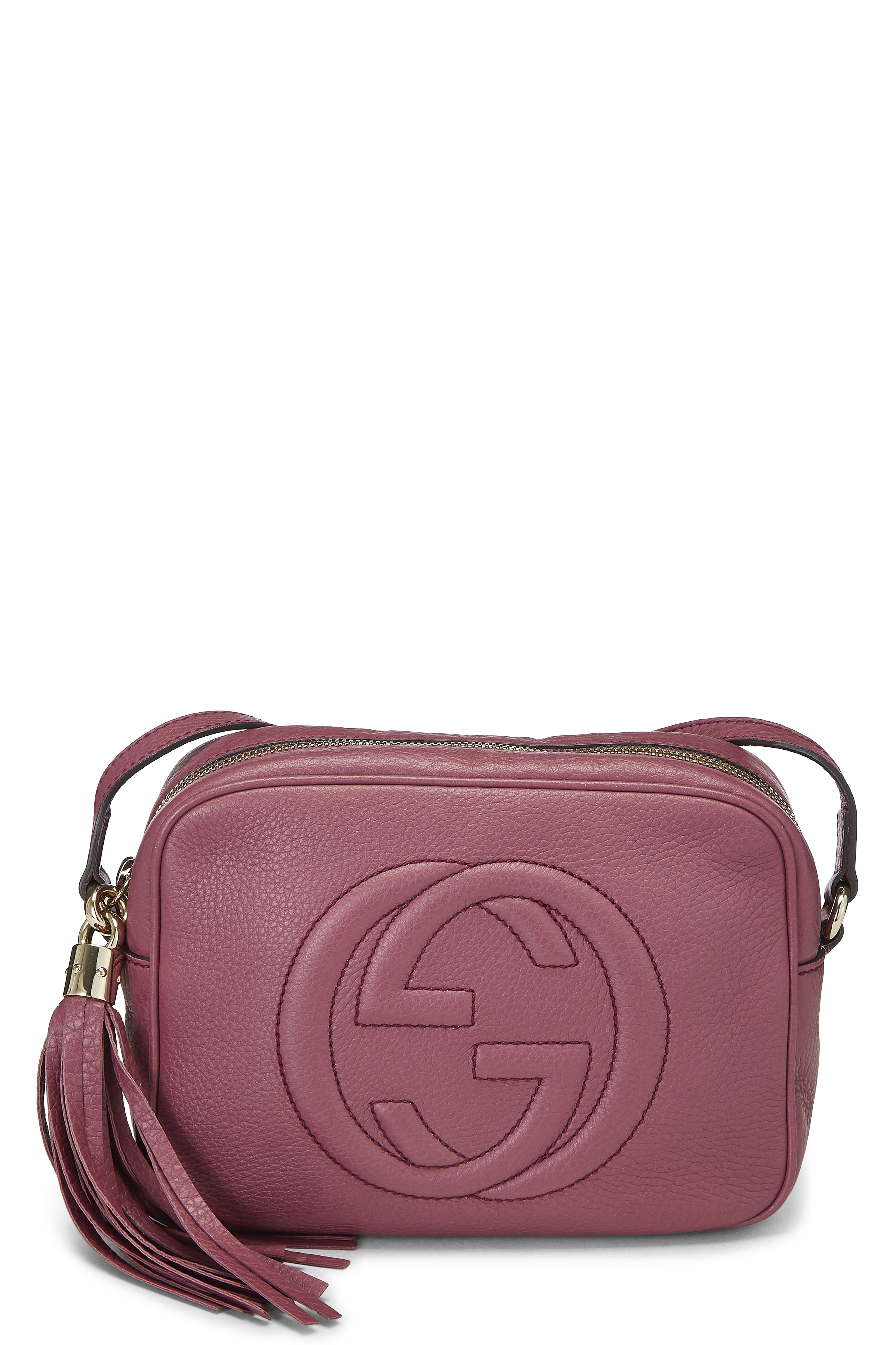 Women's Gucci Purple Leather Soho Disco in Purple