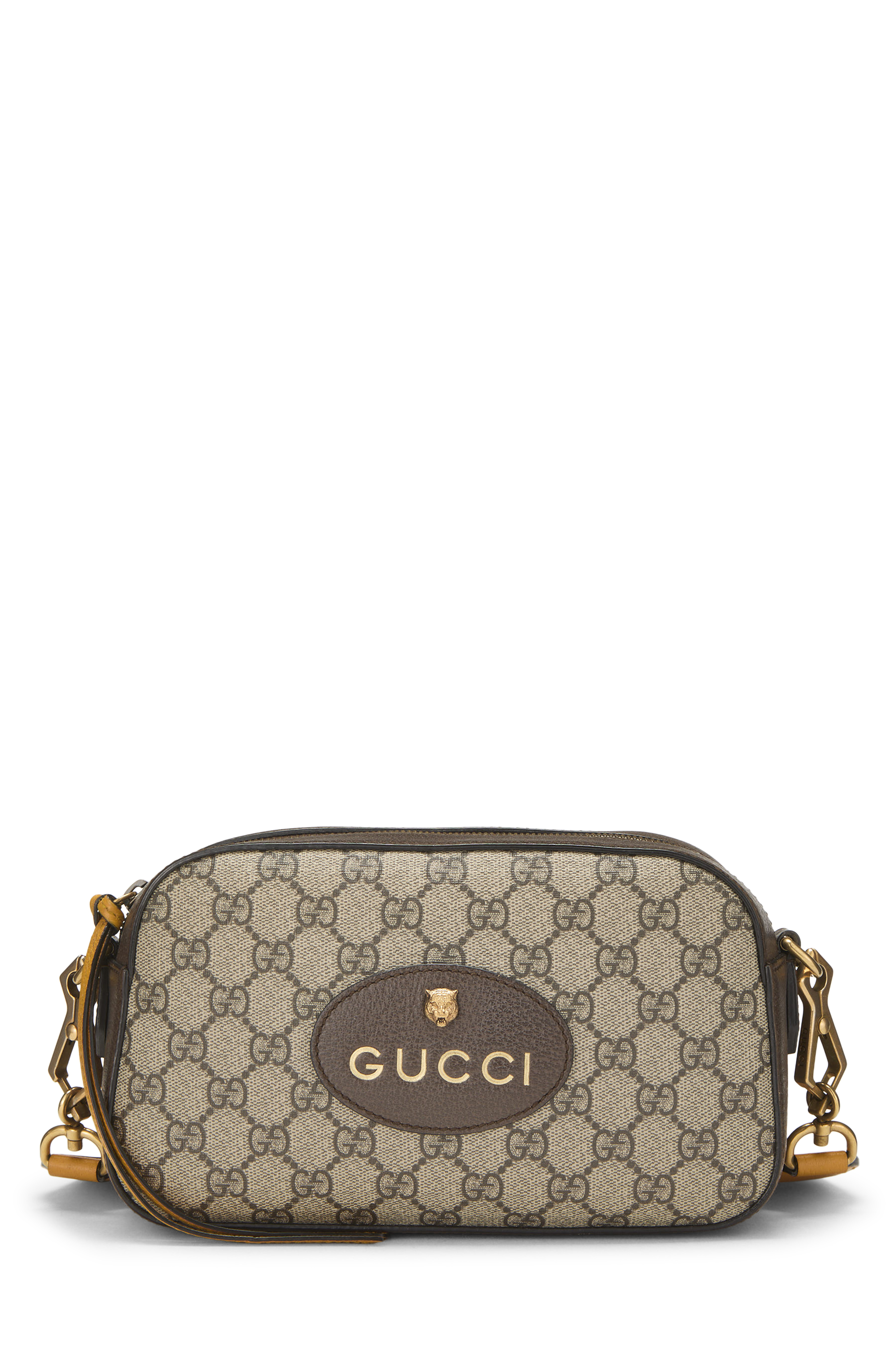 Women's Gucci Brown GG Supreme Canvas Neo Vintage Messenger in Brown