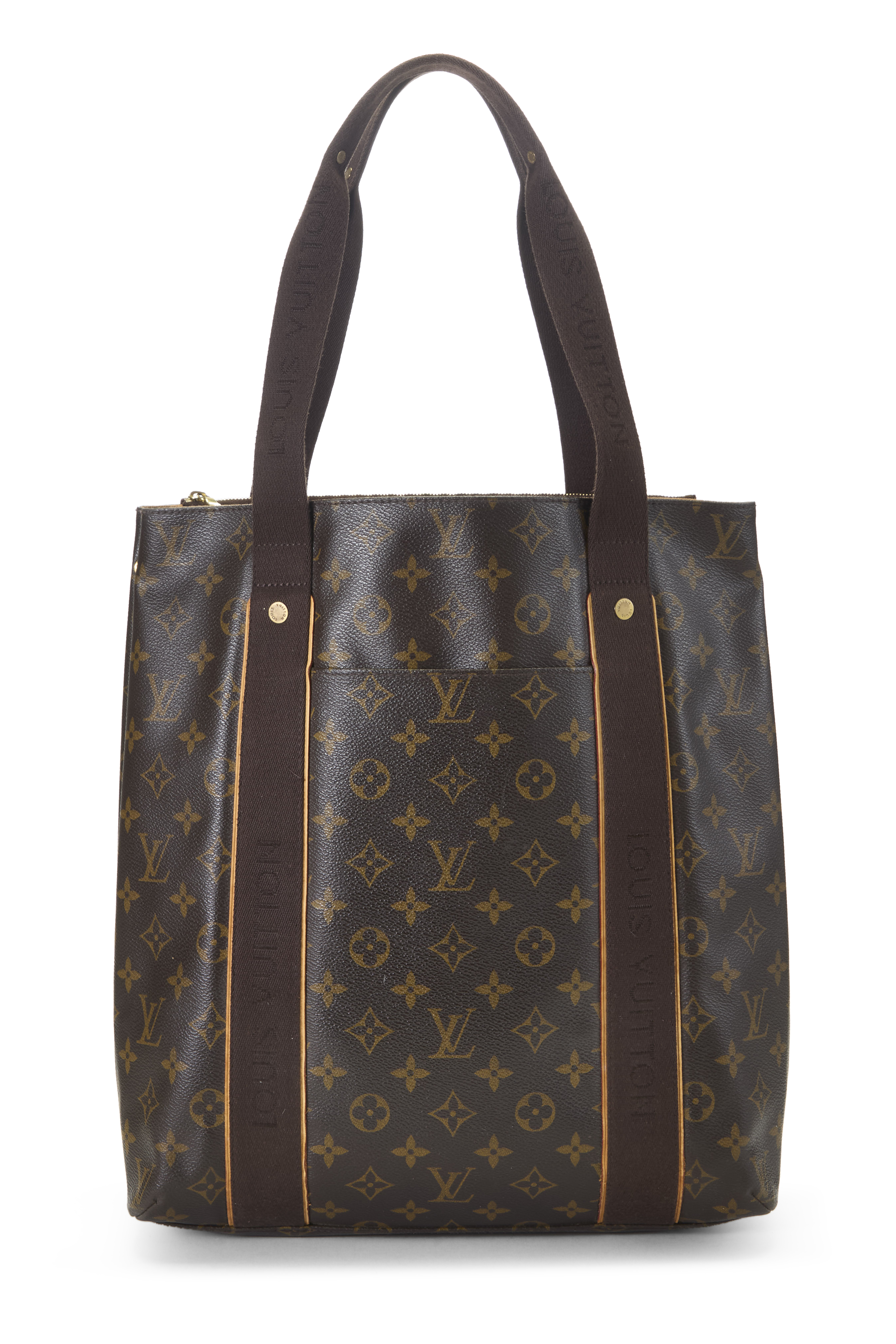 Women's Louis Vuitton Monogram Canvas Cabas Beaubourg in Brown