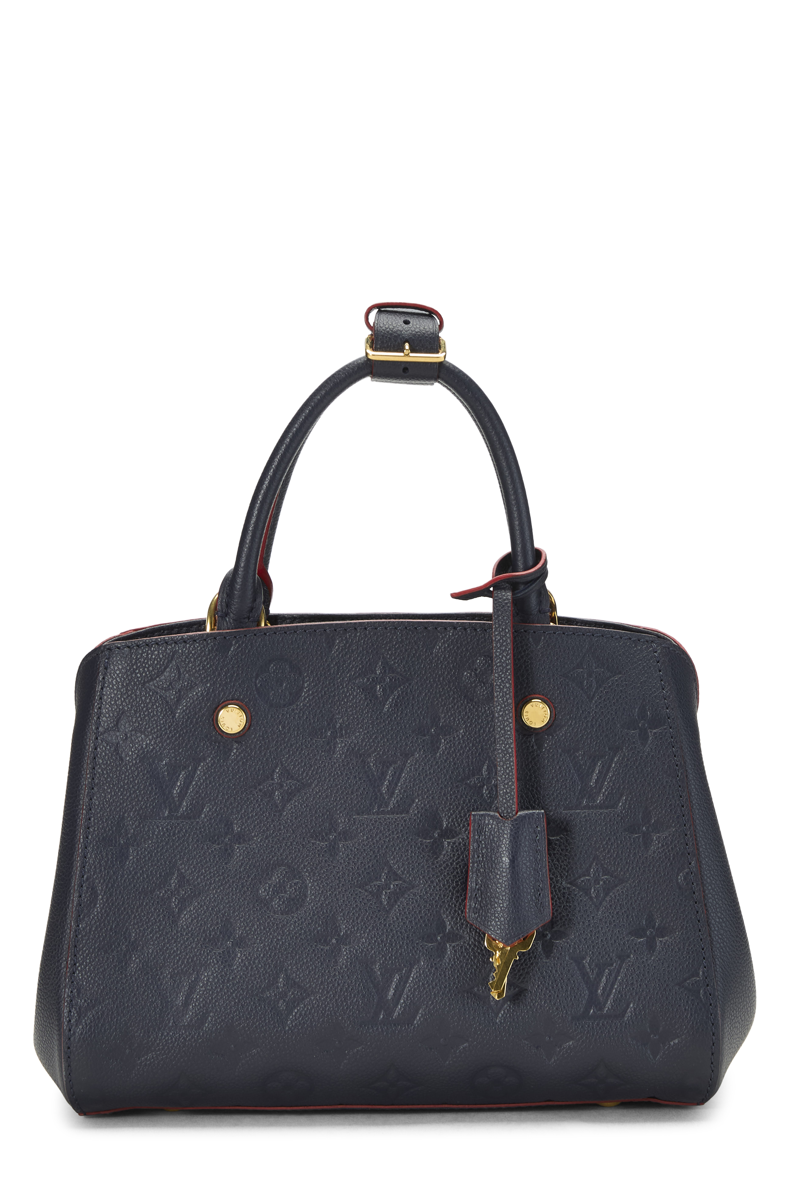 Women's Louis Vuitton Bleu Infini Monogram Empreinte Montaigne BB in Navy BB