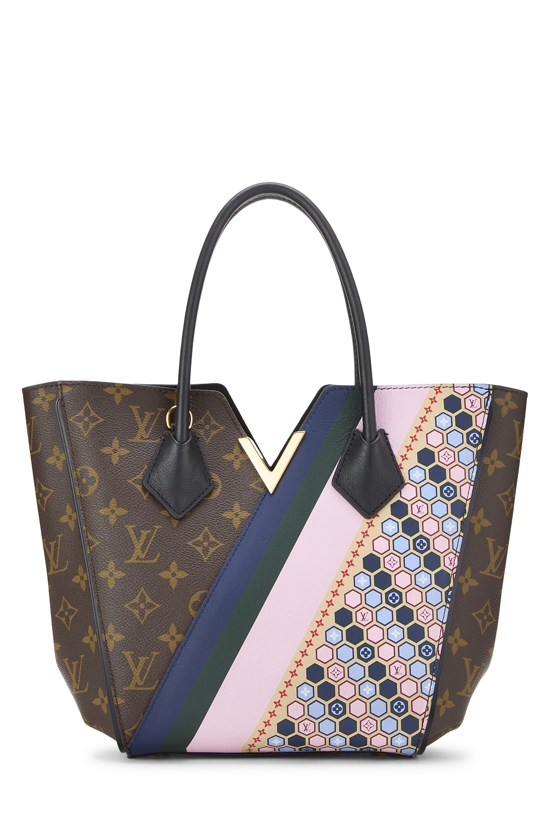 Women's Suede Louis Vuitton Multicolor Monogram Canvas Kimono PM in Multi PM