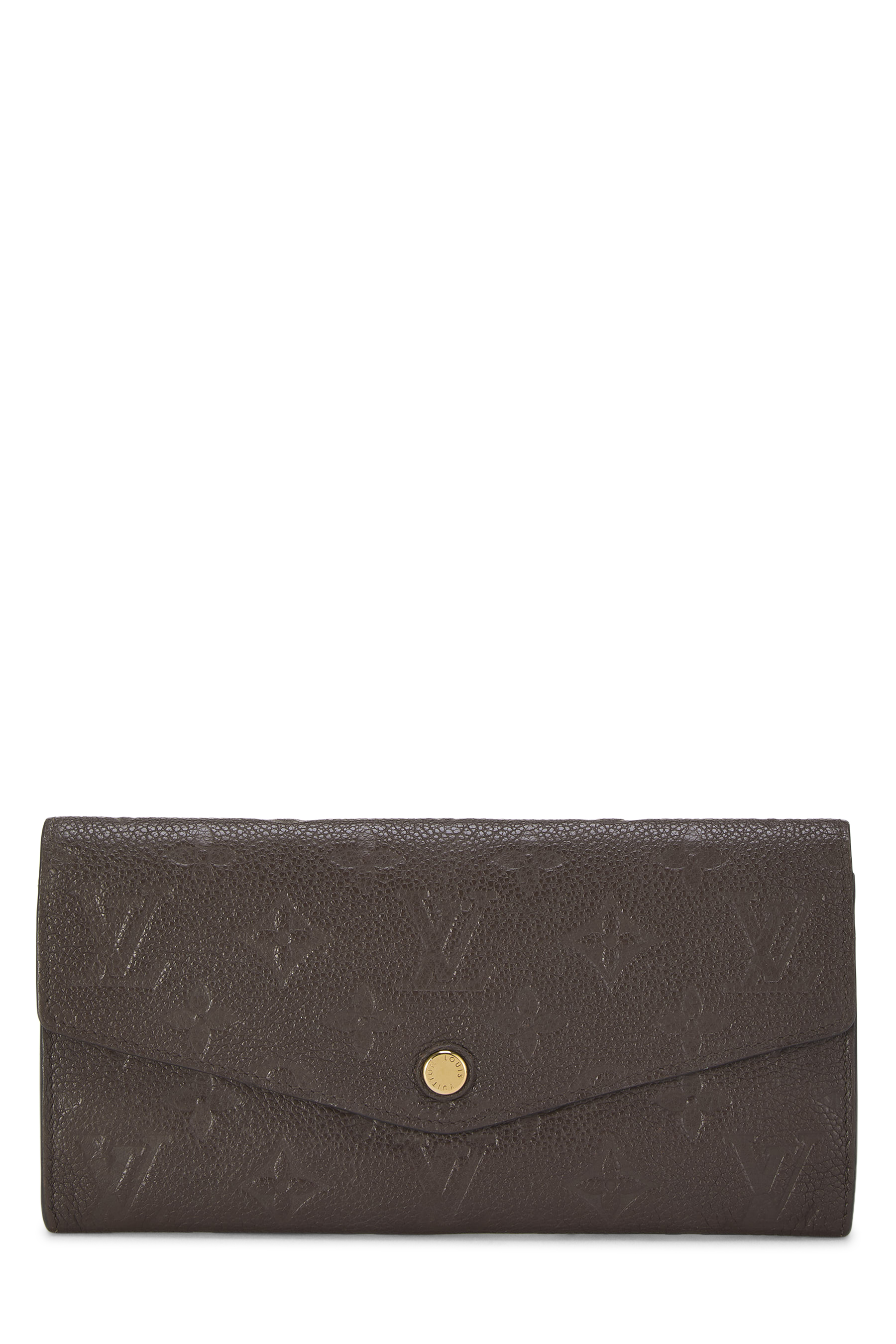Women's Louis Vuitton Ombre Monogram Empreinte Josephine Wallet in Brown