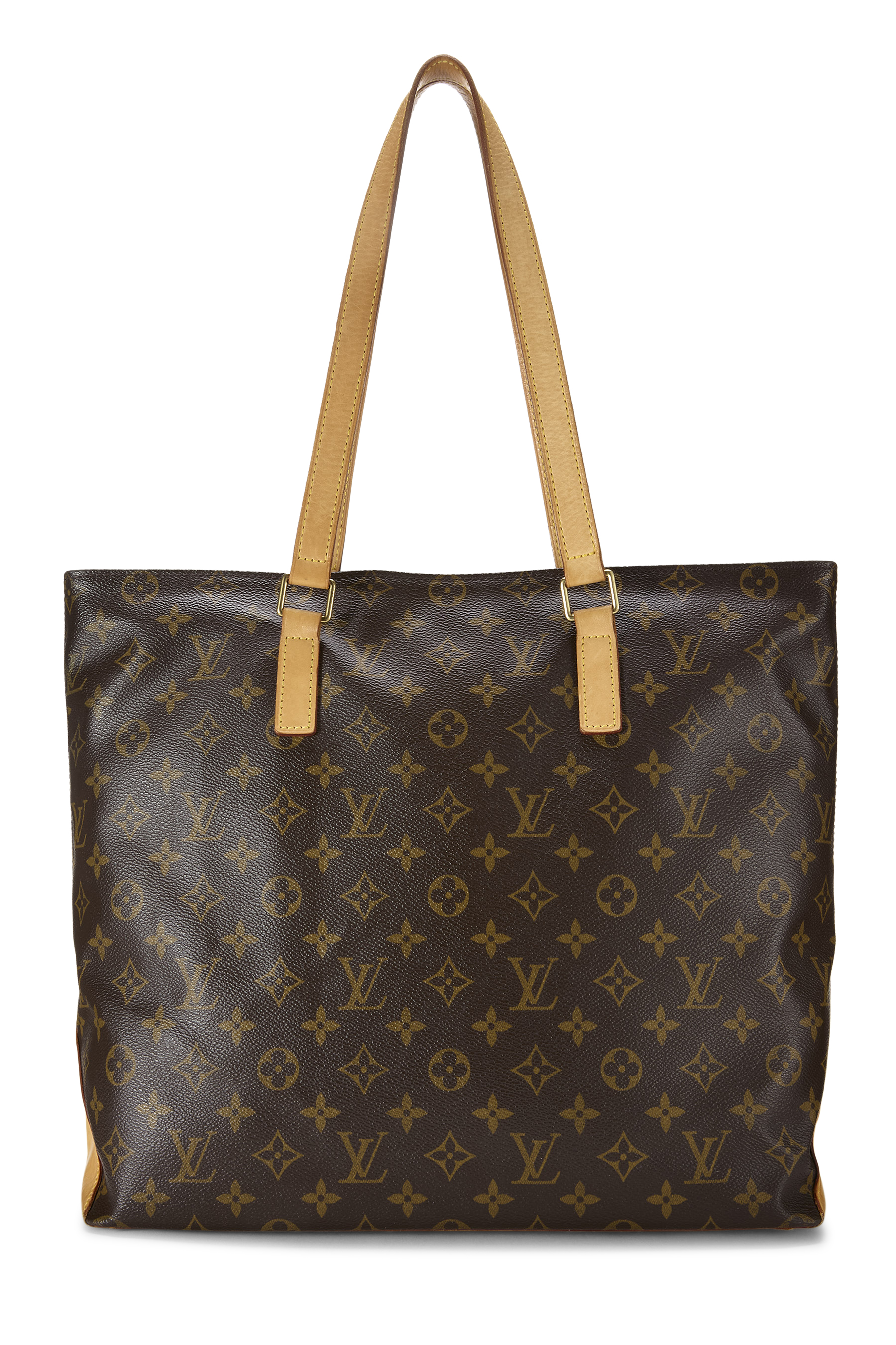 Women's Louis Vuitton Monogram Canvas Cabas Mezzo in Brown