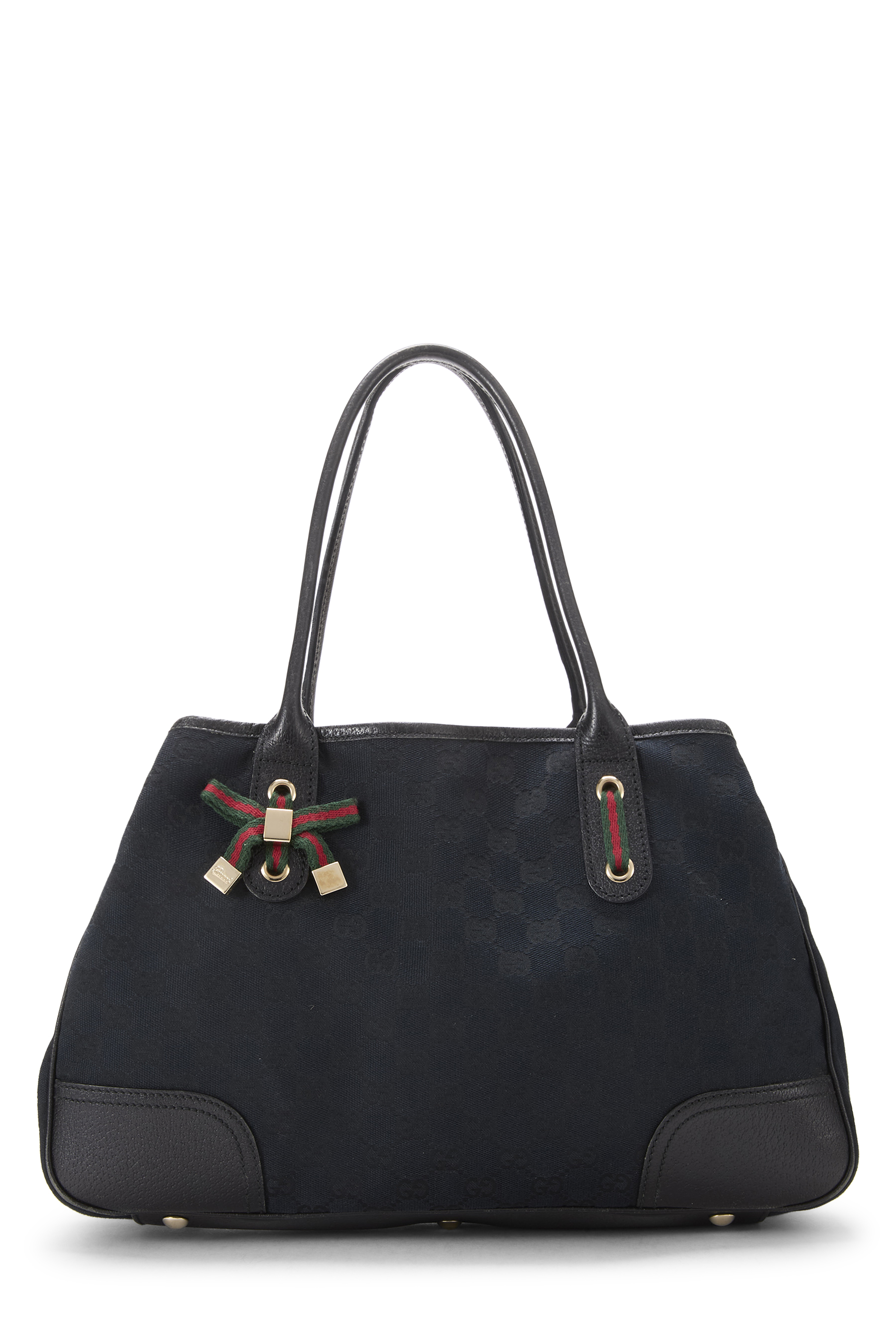 Women's Gucci Black GG Canvas Princy Tote in Black
