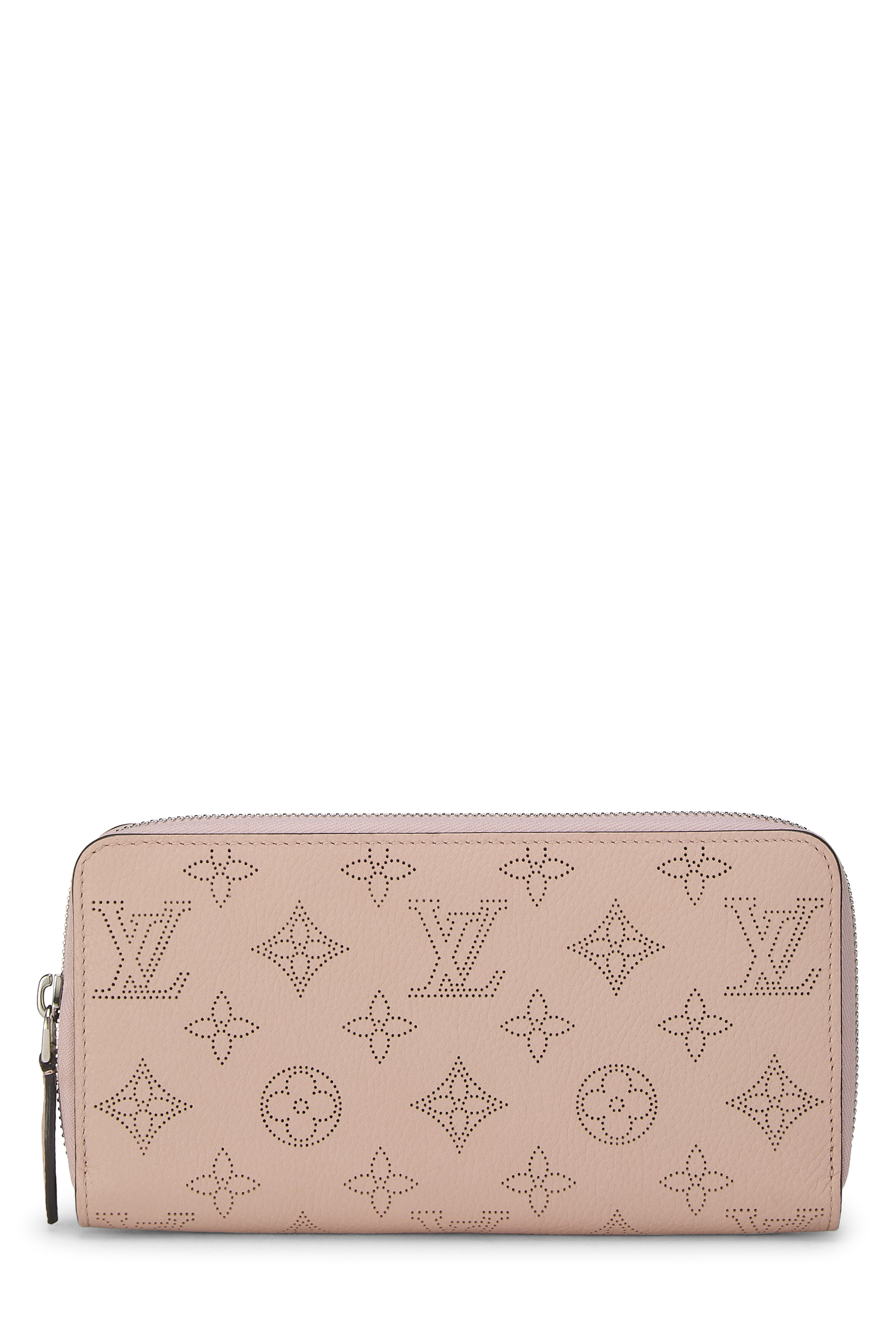 Women's Louis Vuitton Pink Monogram Mahina Zippy in Pink