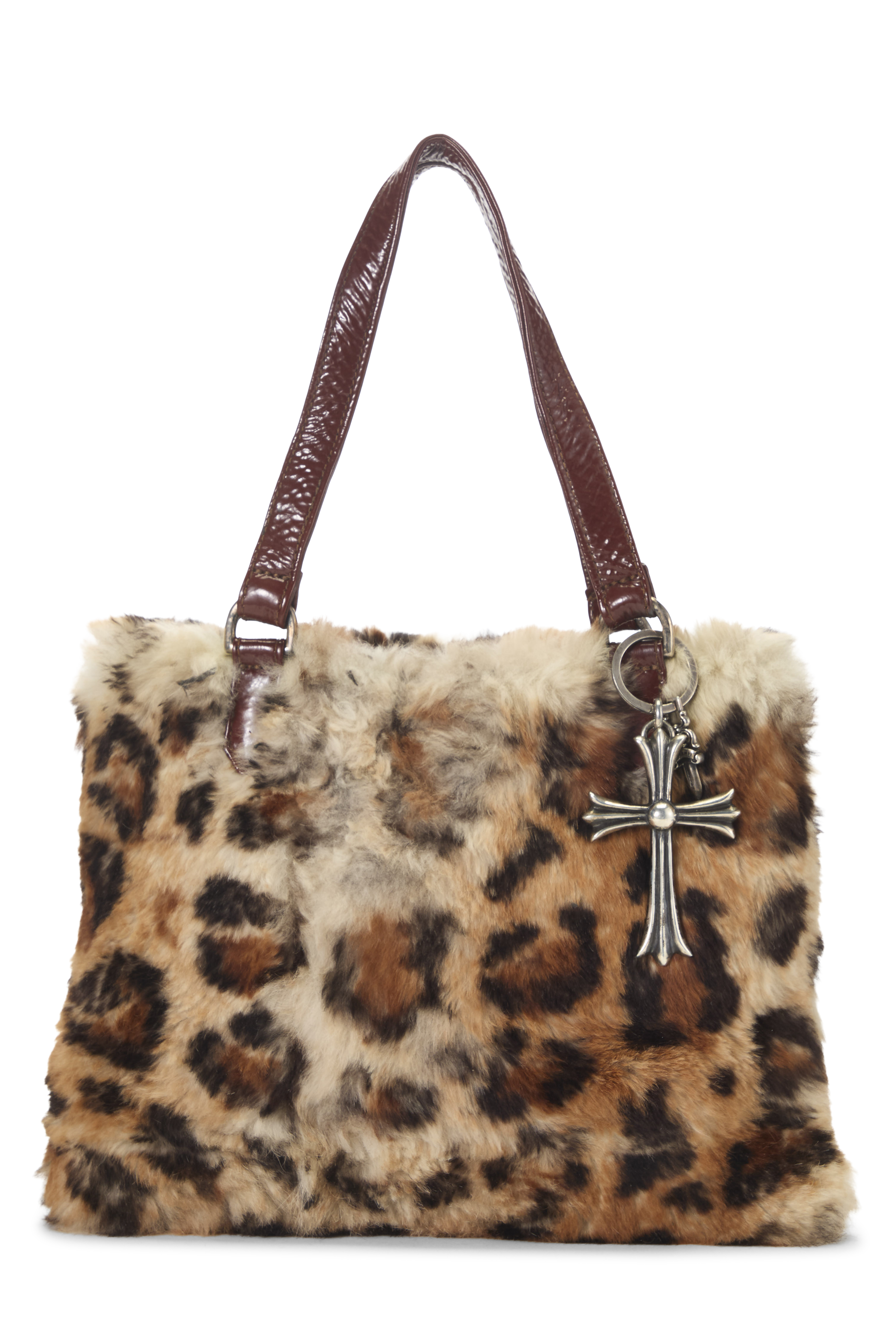 Women's Chrome Hearts Multicolor Fur Tote Bag