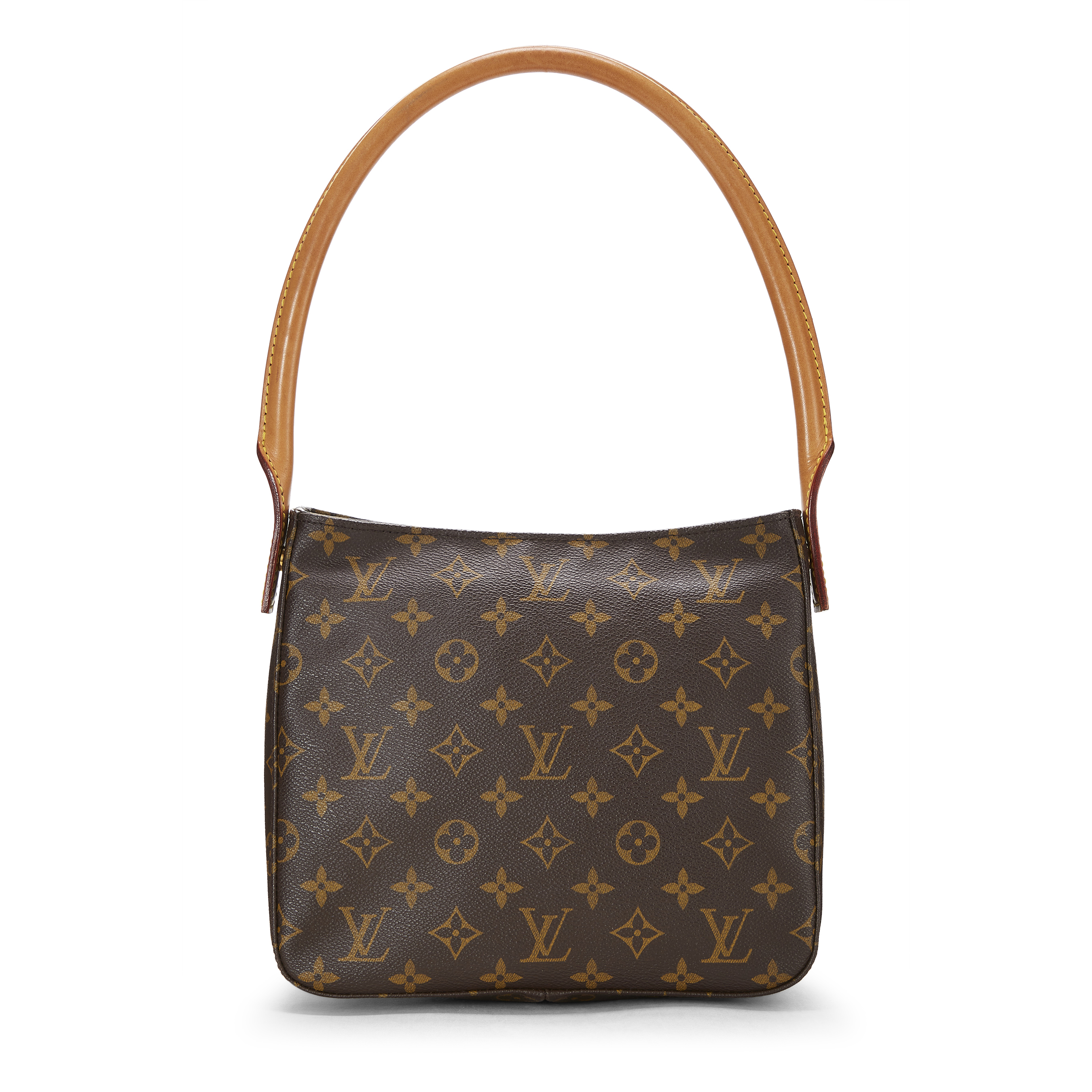 Women's Louis Vuitton Monogram Canvas Looping MM in Brown MM
