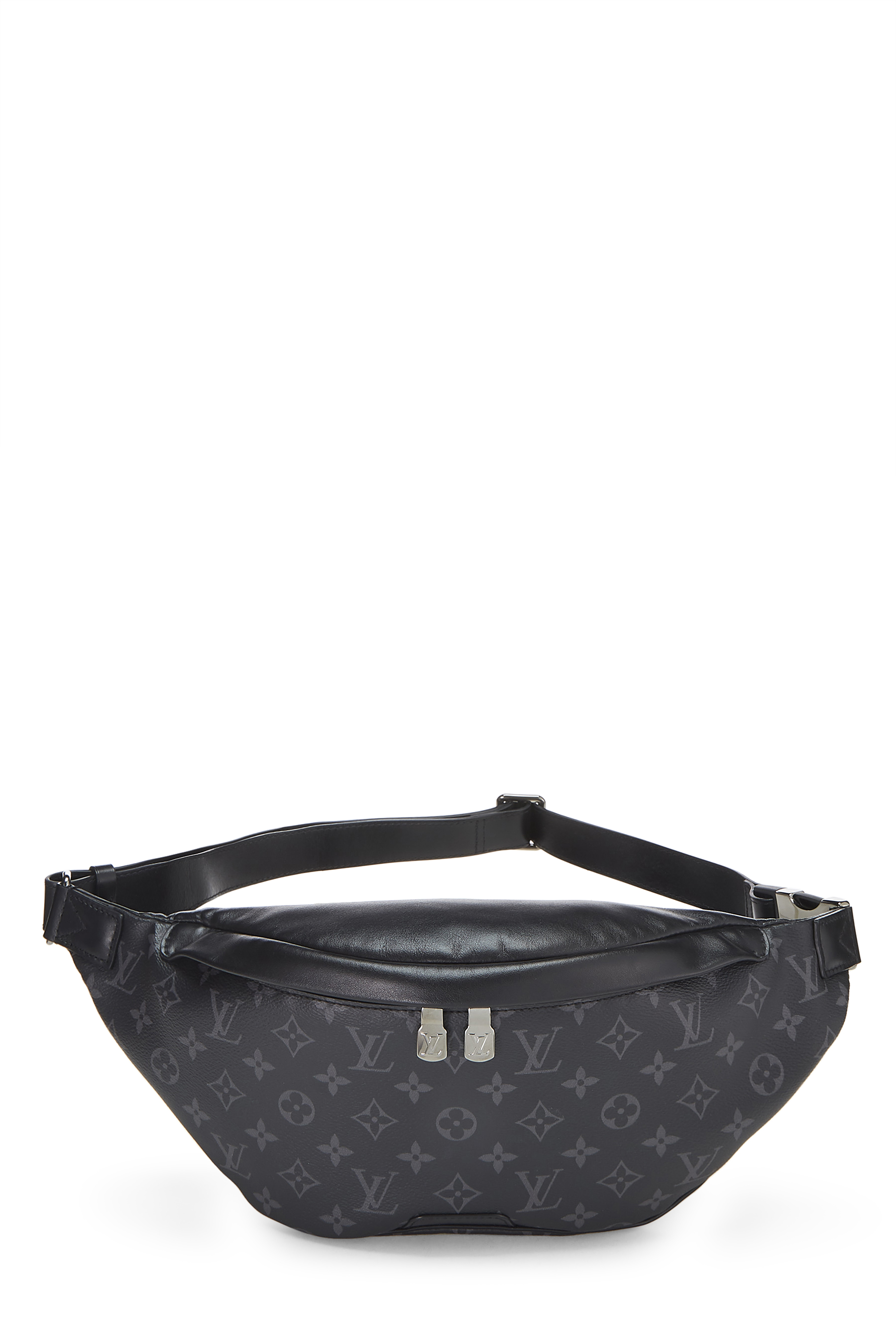 Women's Louis Vuitton Black Monogram Eclipse Discovery Bumbag in Black