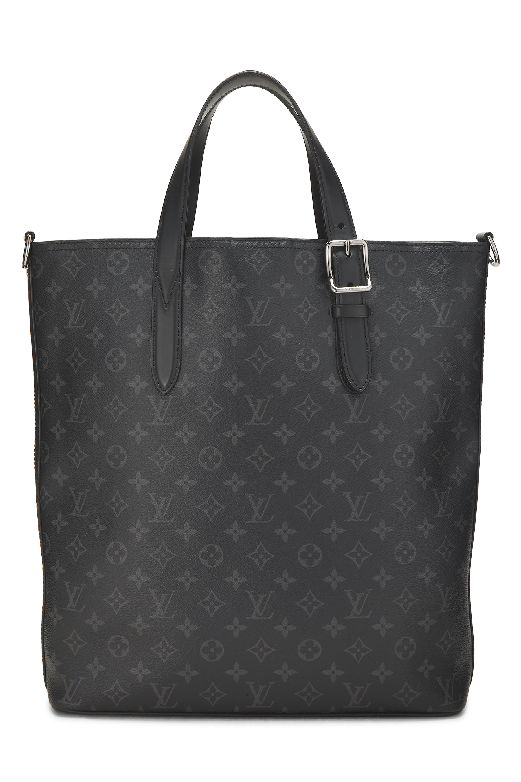 Women's Fabric Louis Vuitton Black Monogram Eclipse Apollo Tote in Black