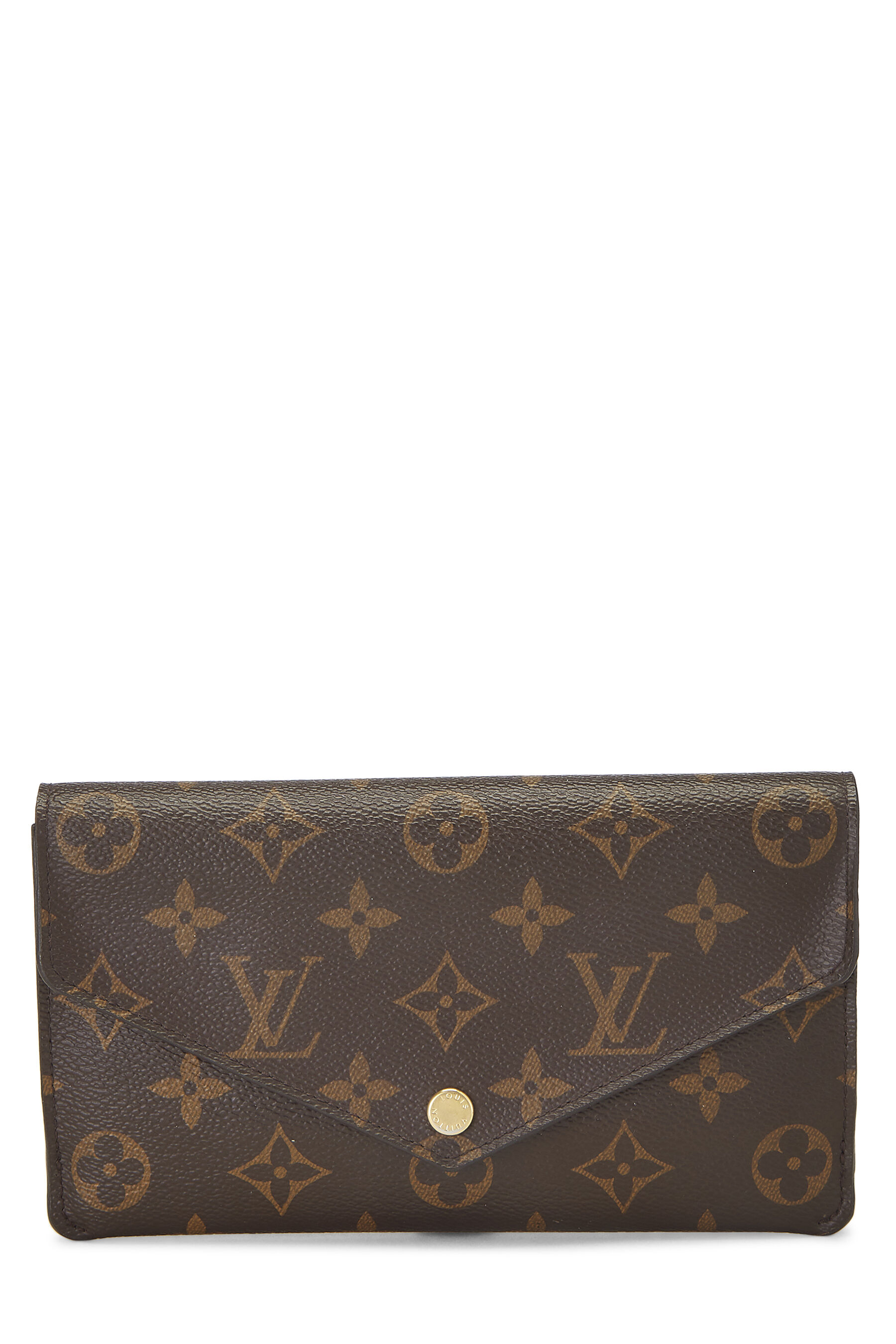 Women's Louis Vuitton Monogram Canvas Jeanne Wallet in Orange