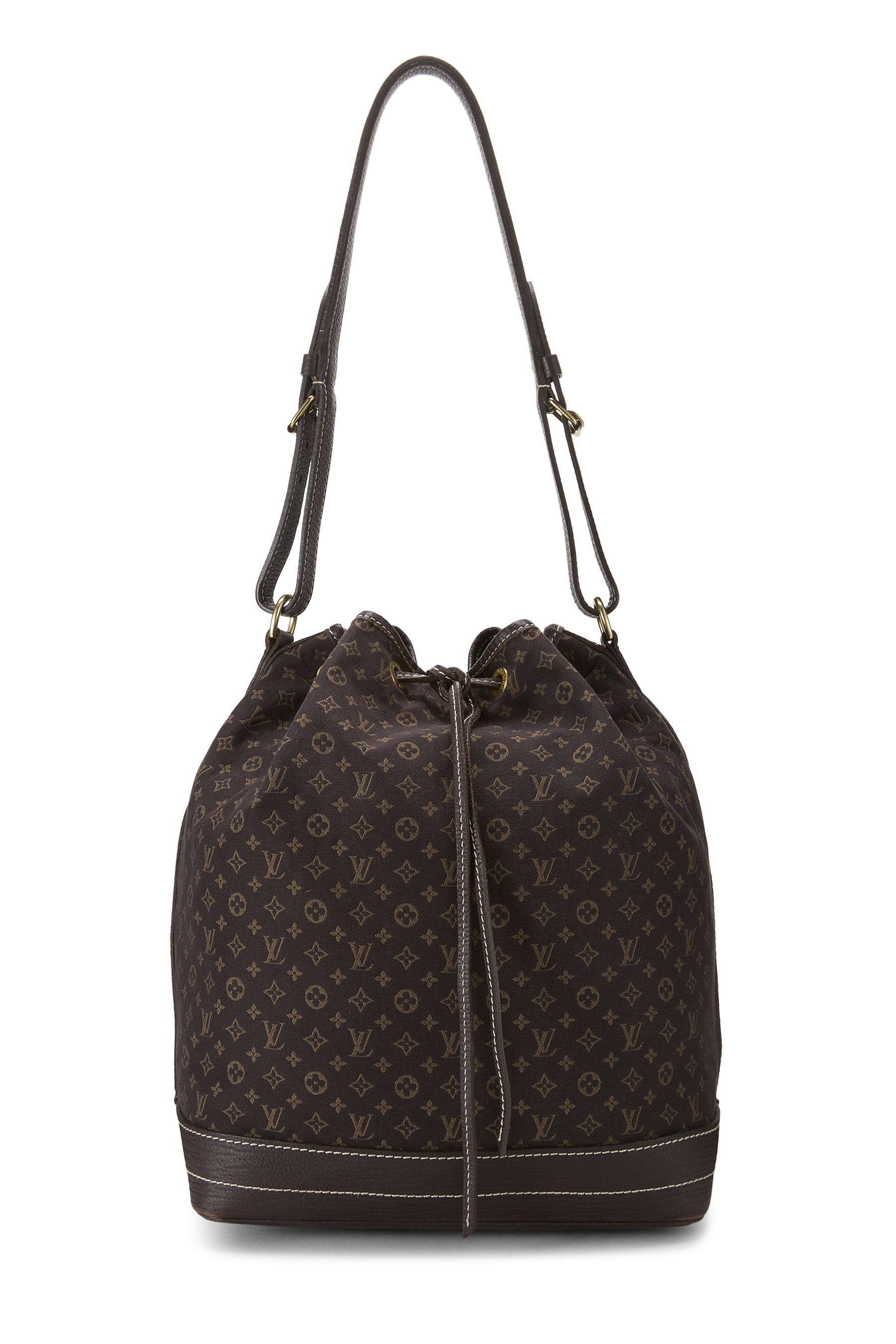 Women's Canvas Louis Vuitton Brown Monogram Mini Lin Noé in Brown