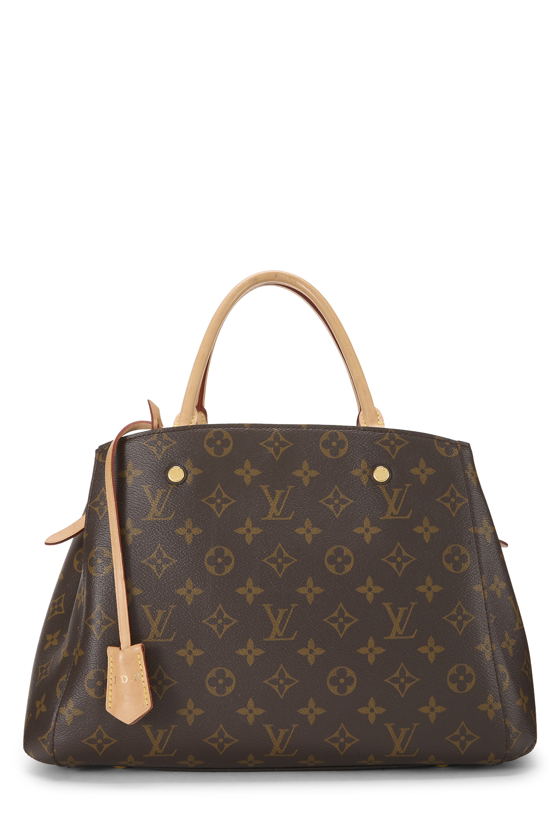 Women's Louis Vuitton Monogram Canvas Montaigne MM in Brown MM
