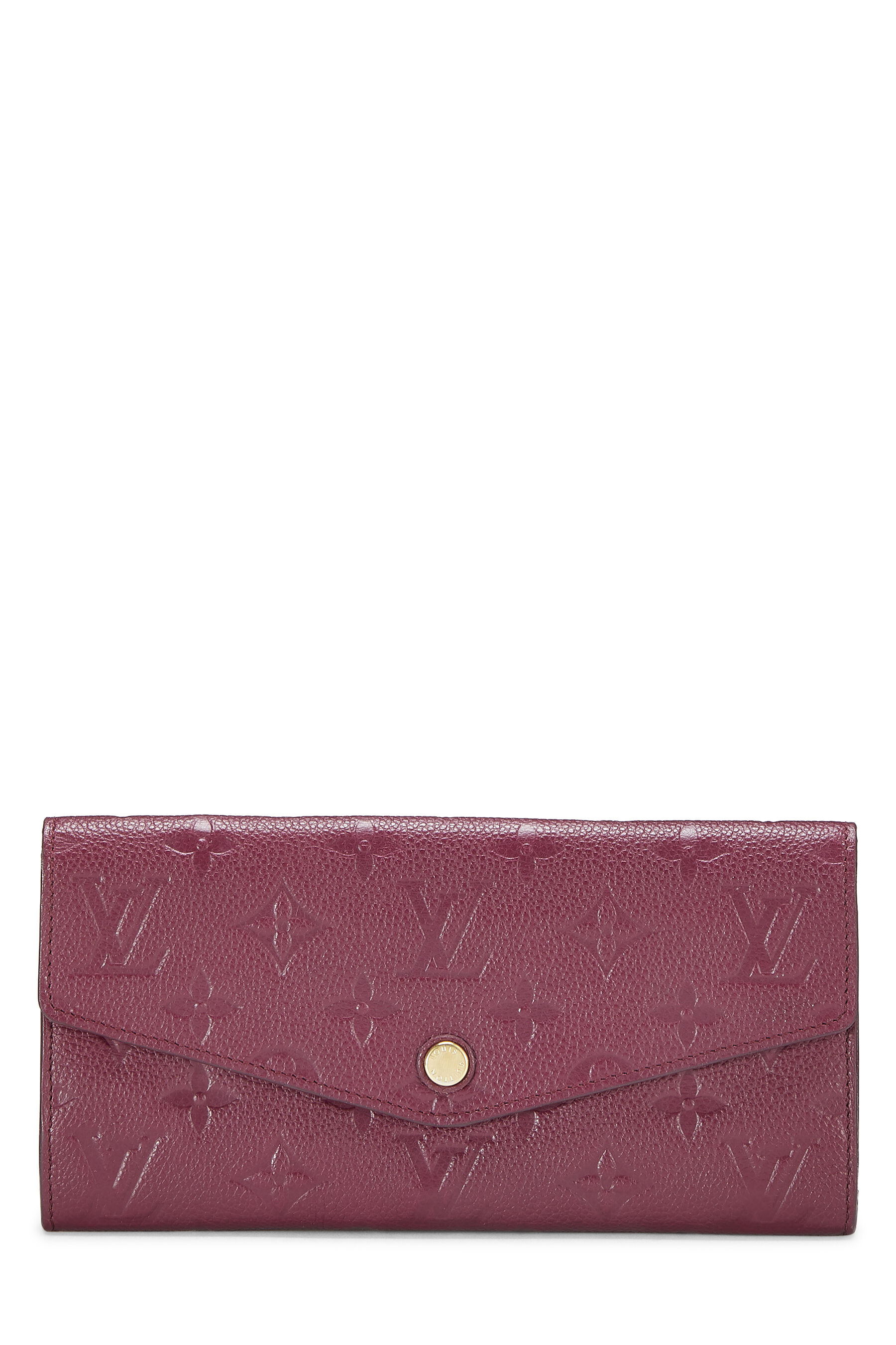Women's Louis Vuitton Jaipur Monogram Empreinte Josephine Wallet in Burgundy