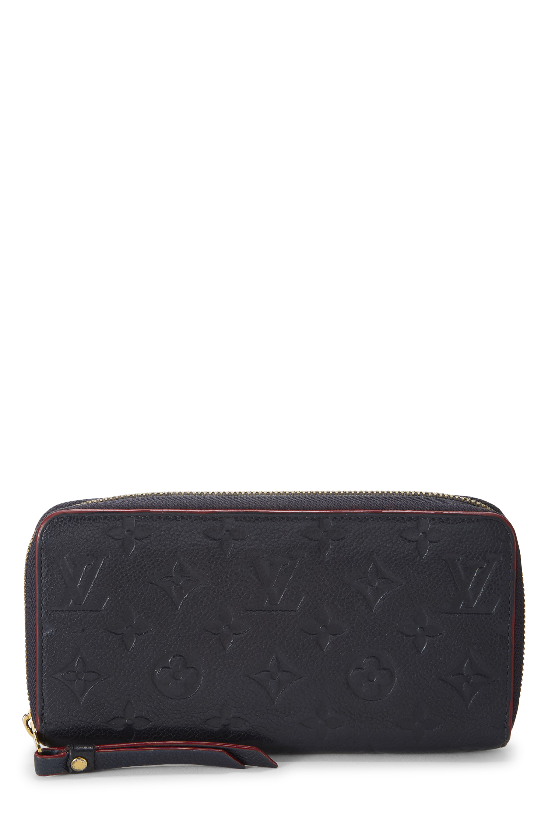Women's Louis Vuitton Bleu Infini Monogram Empreinte Zippy Wallet in Navy