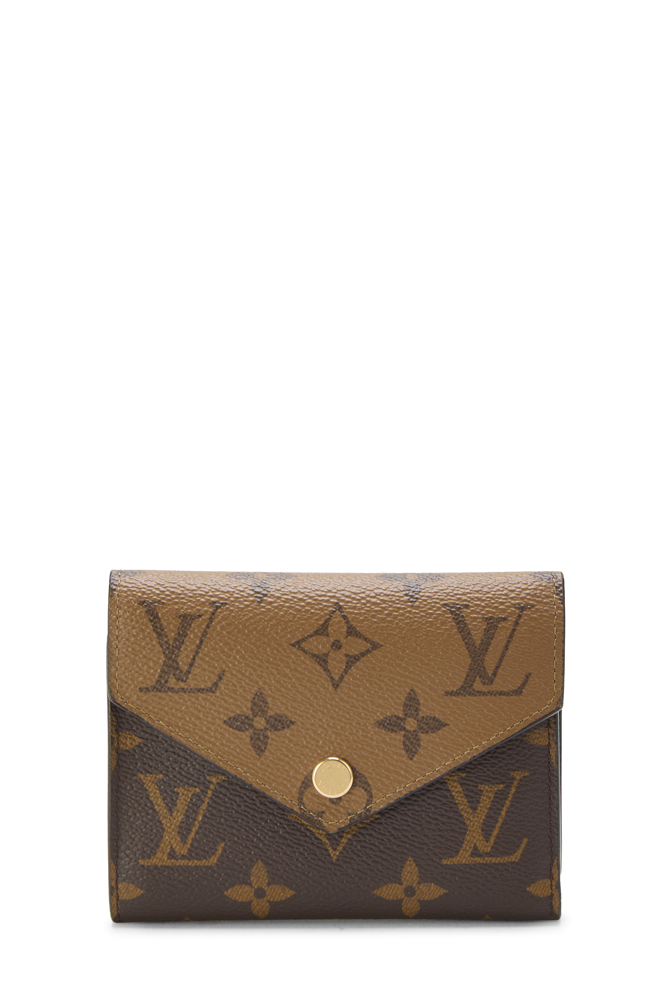 Women's Louis Vuitton Monogram Canvas Victorine Wallet in Brown