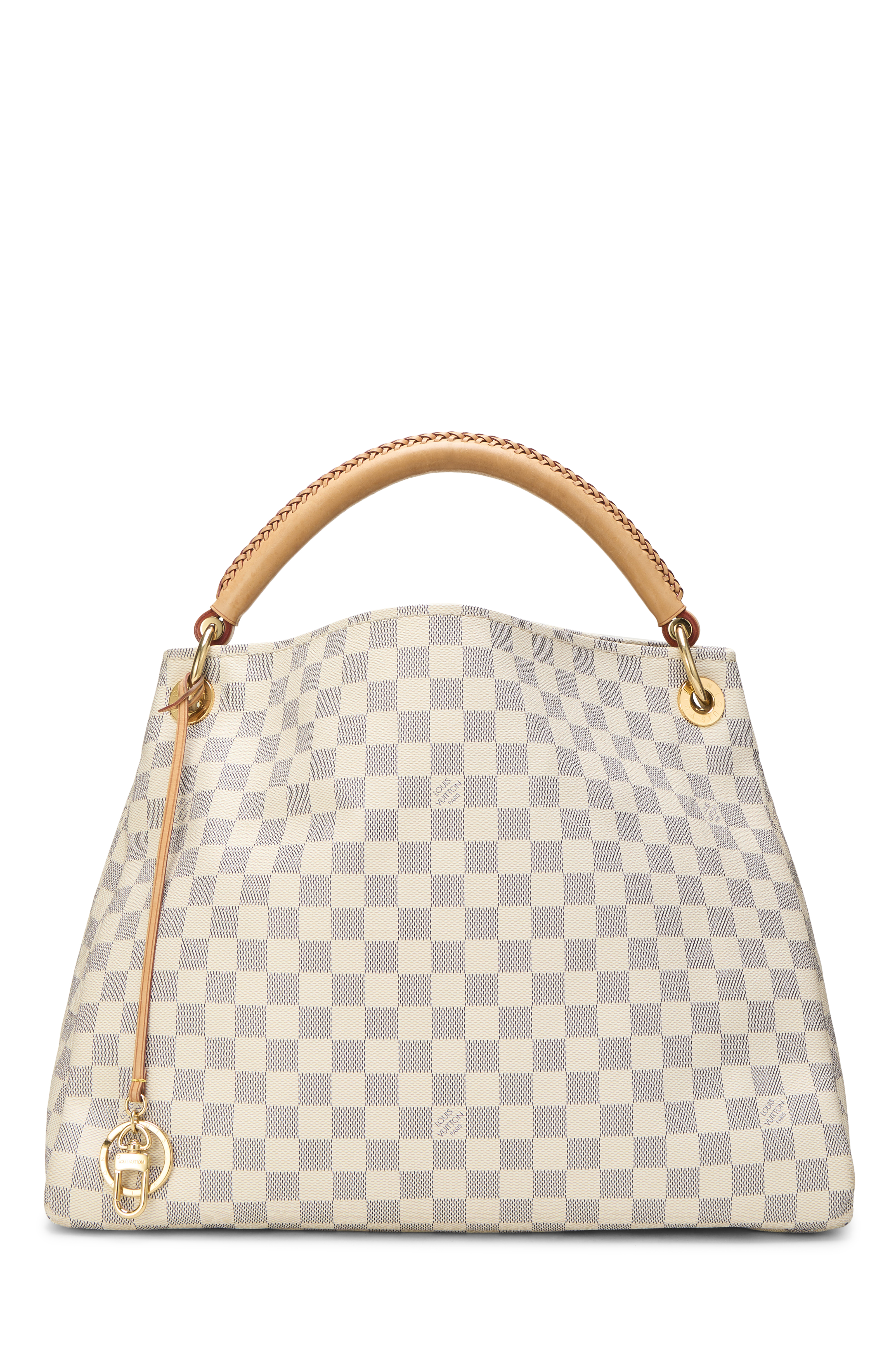 Women's Louis Vuitton Damier Azur Artsy MM in White MM