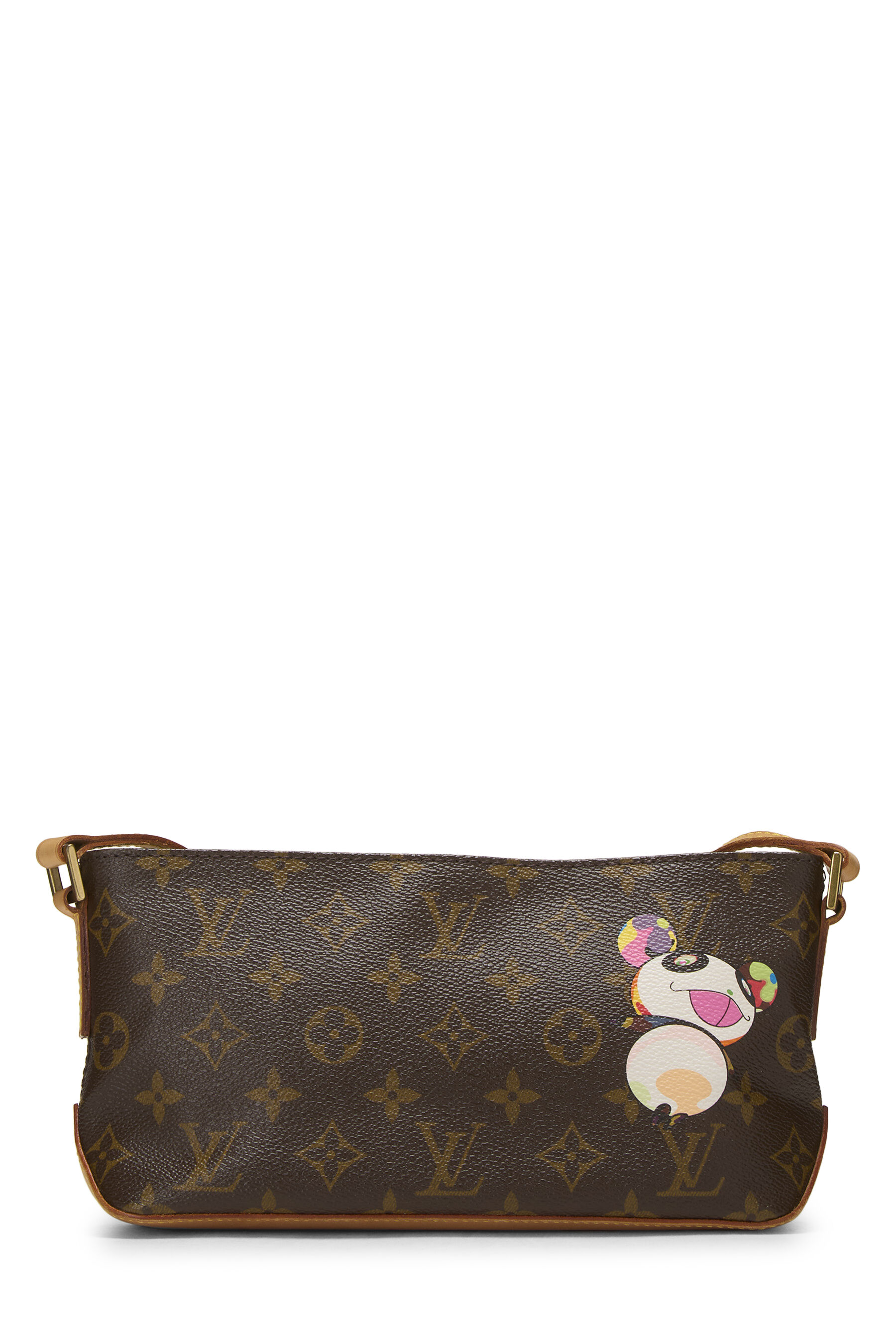 Women's Canvas Louis Vuitton Takashi Murakami x Louis Vuitton Monogram Canvas Panda Trotteur in Brown