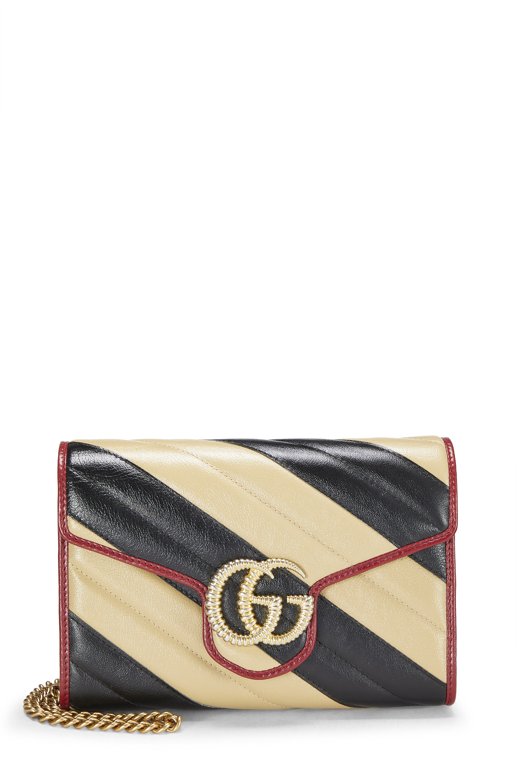 Women's Gucci Multicolor Leather Torchon Marmont Crossbody Bag Mini