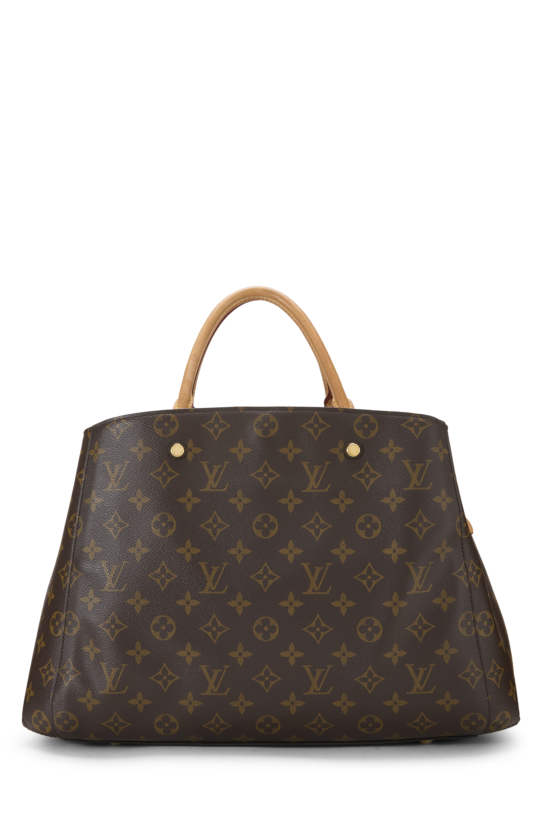 Women's Louis Vuitton Monogram Canvas Montaigne GM in Brown GM