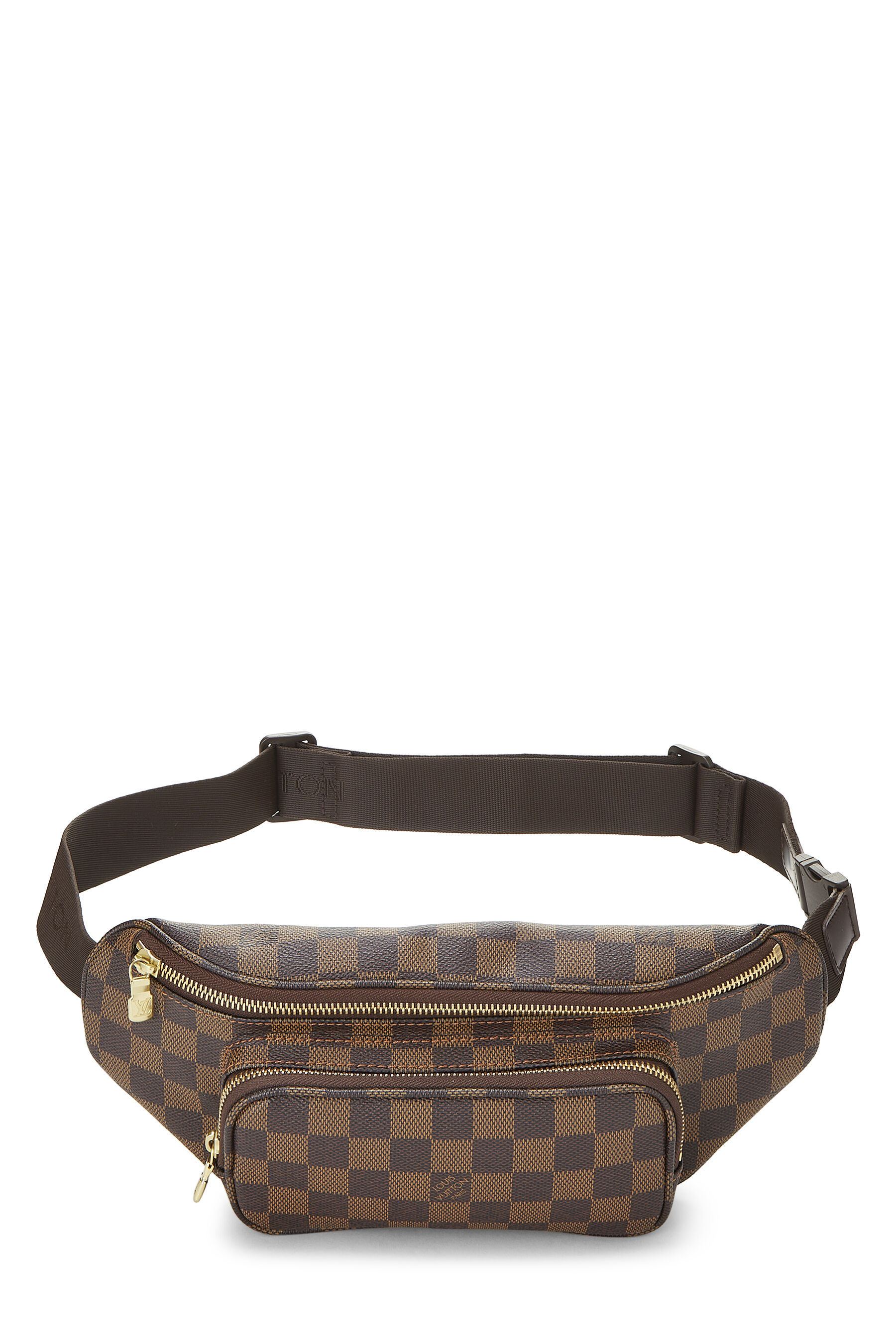 Women's Louis Vuitton Damier Ebene Bumbag Melville in Brown