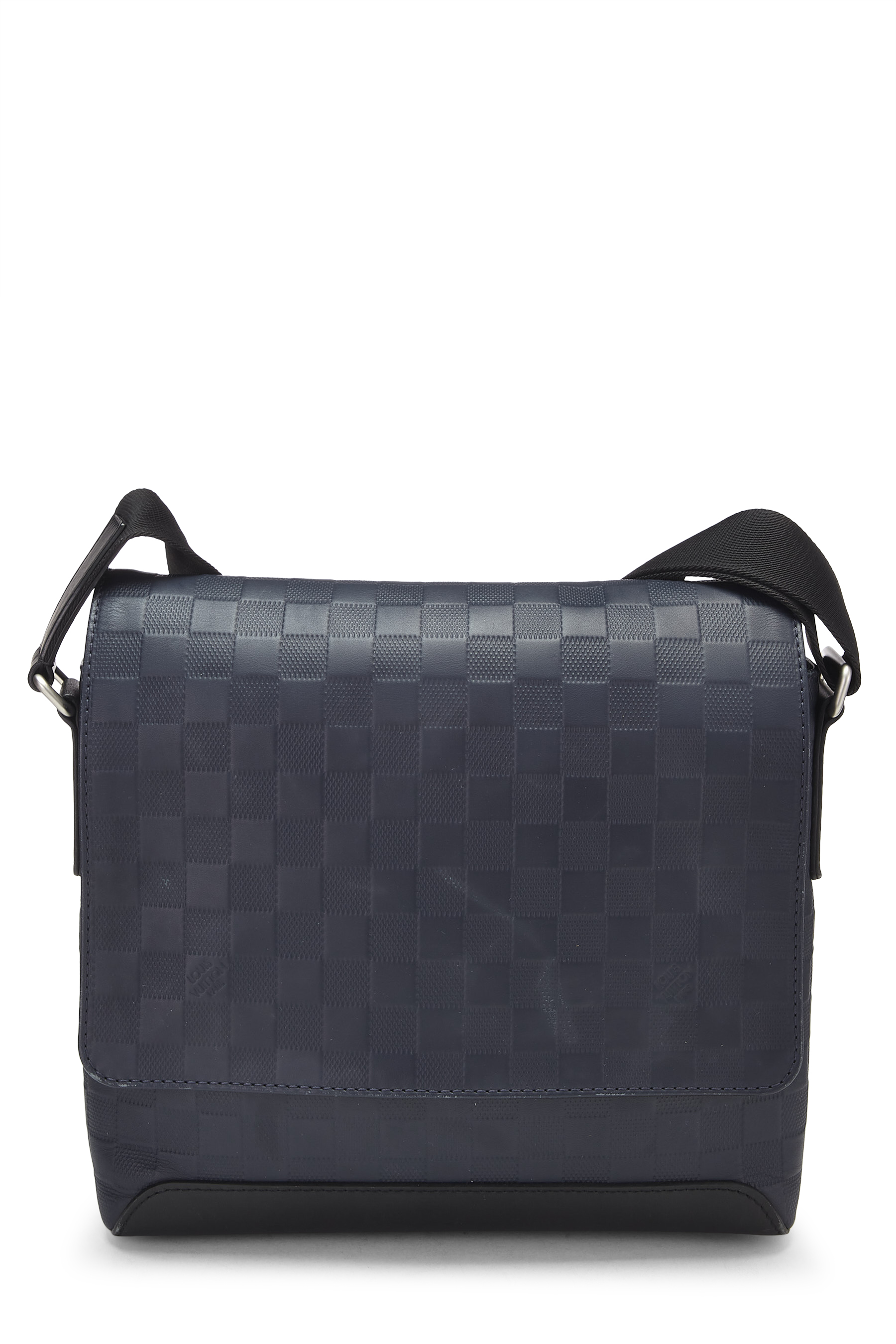 Women's Louis Vuitton Navy Damier Infini District PM in Navy PM