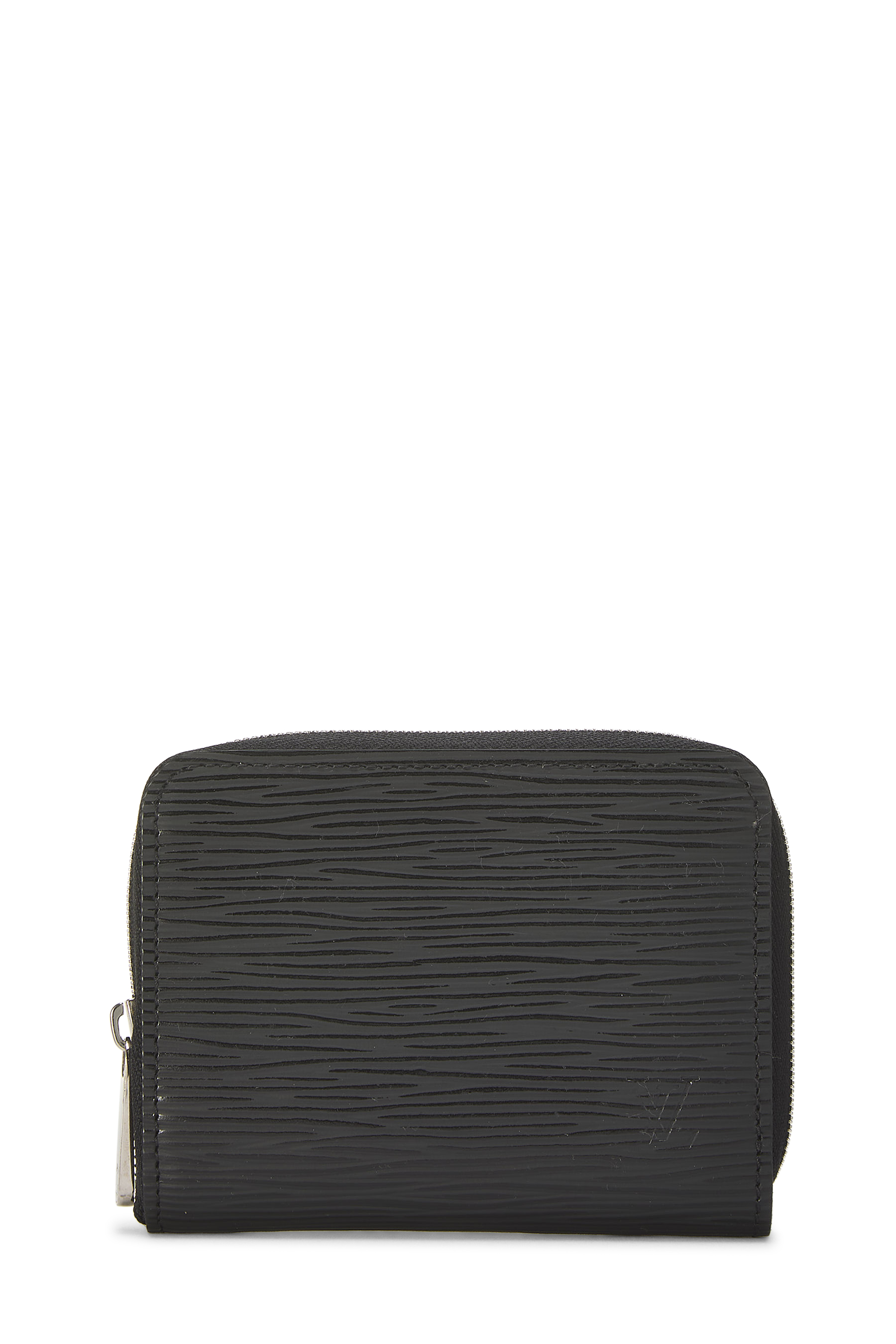 Women's Louis Vuitton Black Epi Zippy Coin Purse in Black