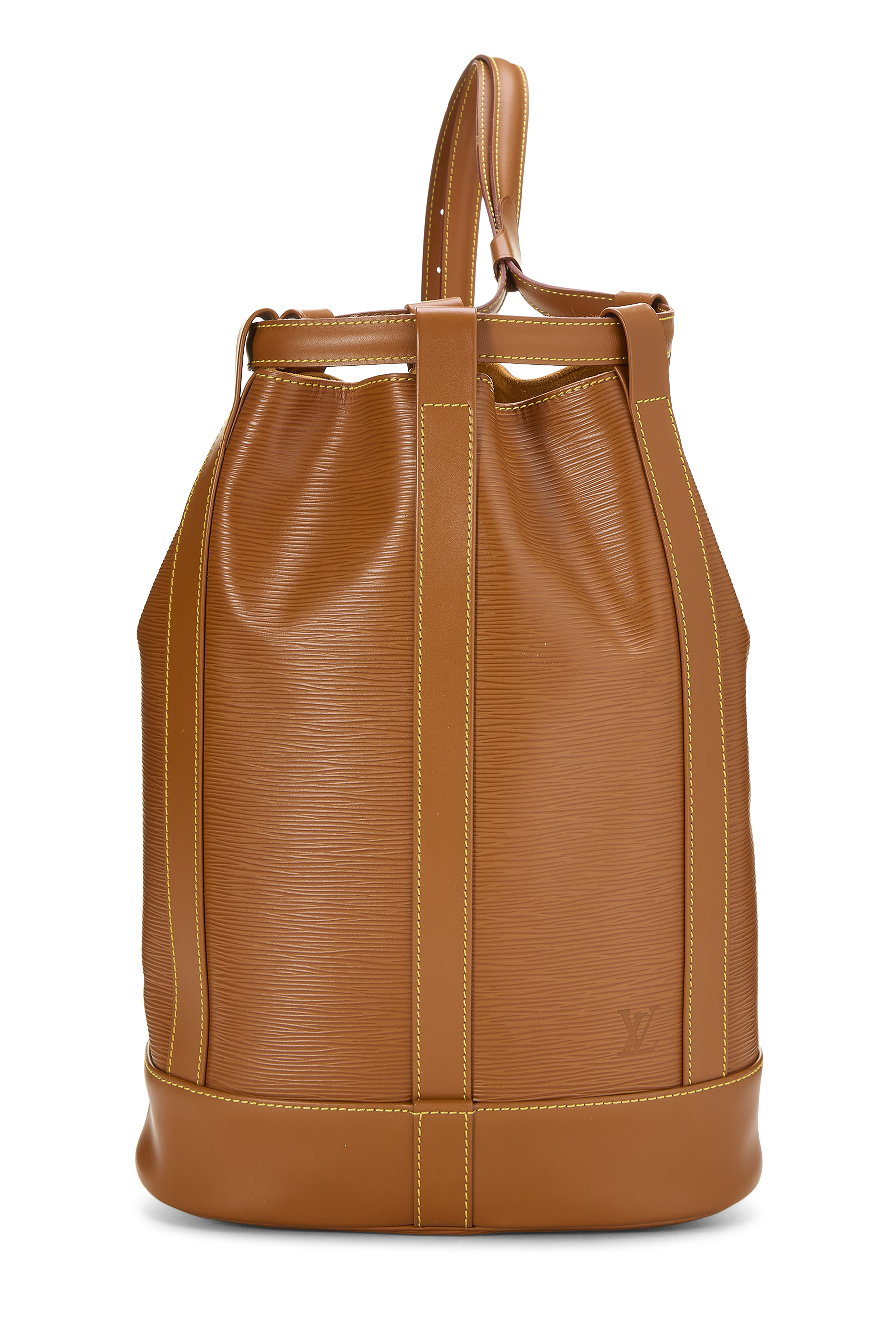Women's Louis Vuitton Cipango Gold Epi Randonnee PM in Brown PM