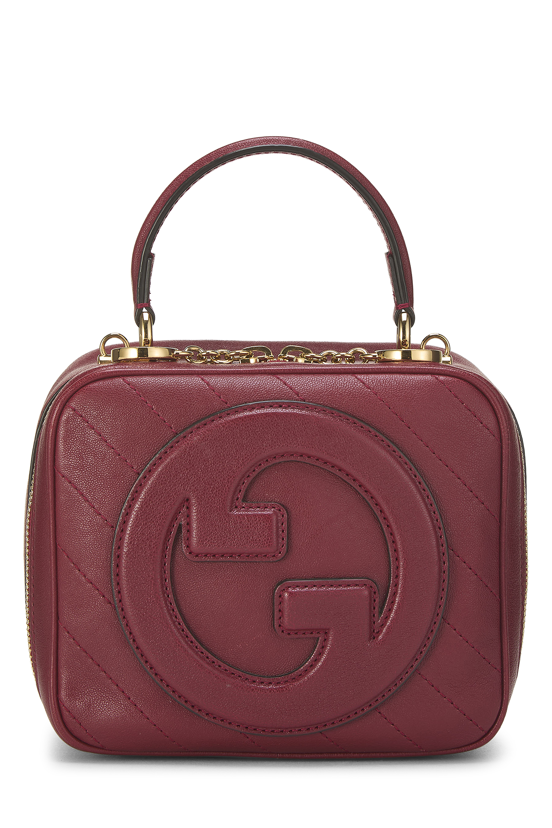Women's Gucci Red Leather Soho Shoulder Bag in Red