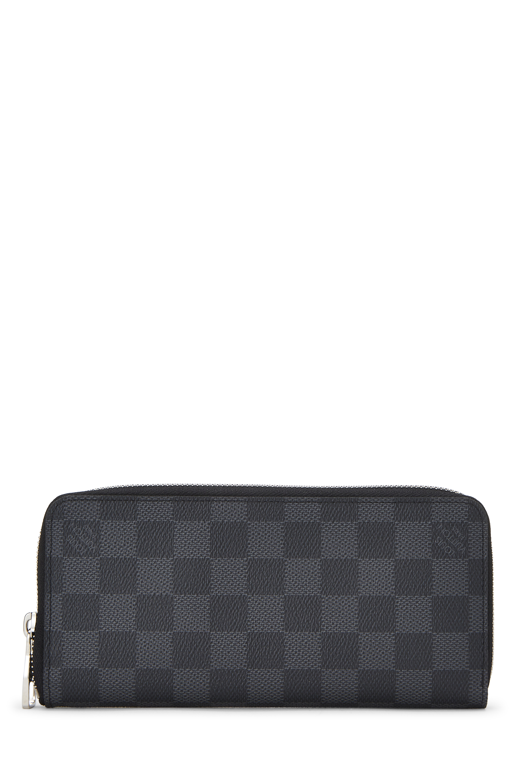 Women's Louis Vuitton Damier Graphite Zippy Organizer in Black