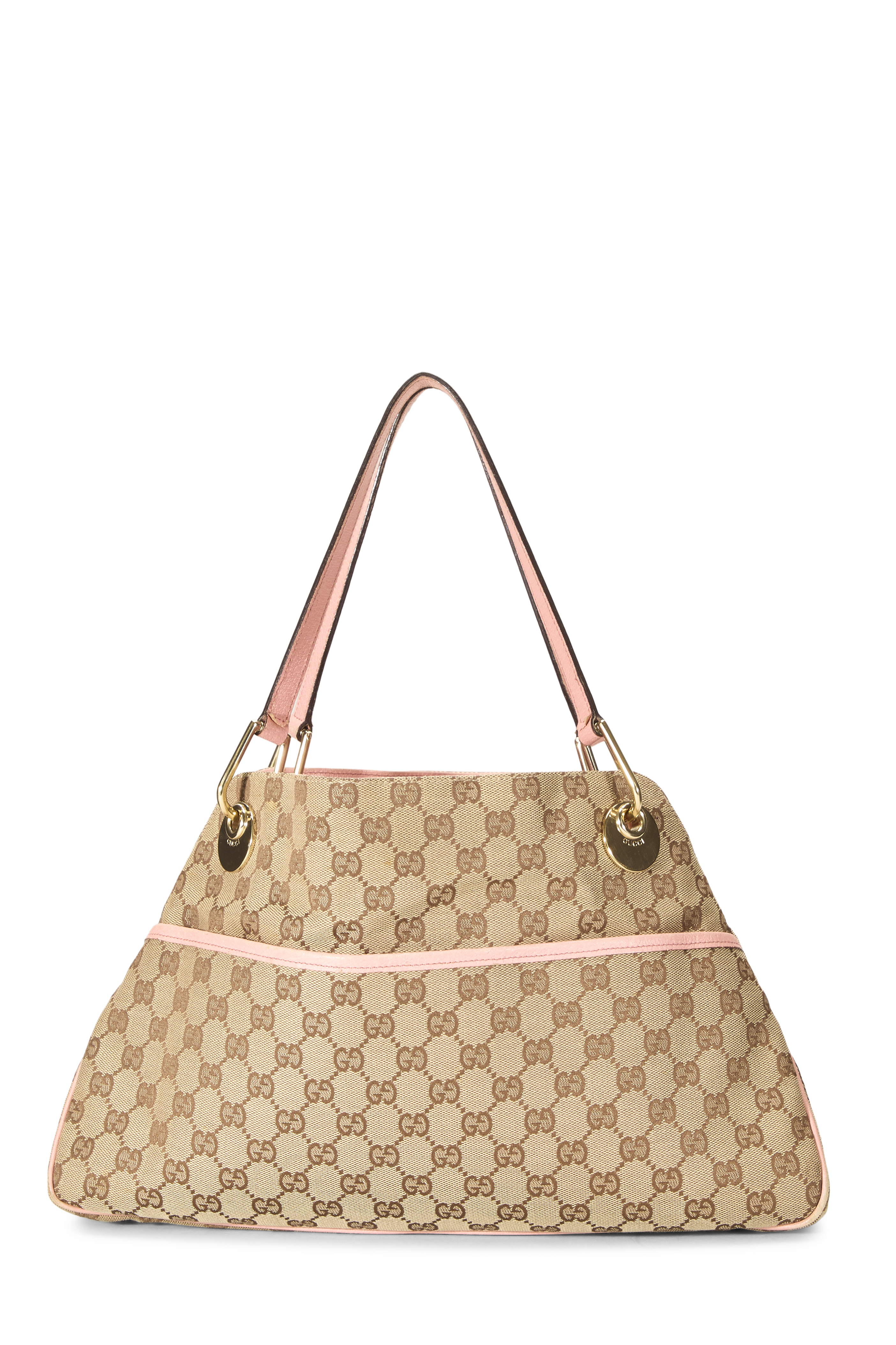 Women's Gucci Pink Original GG Canvas Eclipse Tote Large in Pink Large