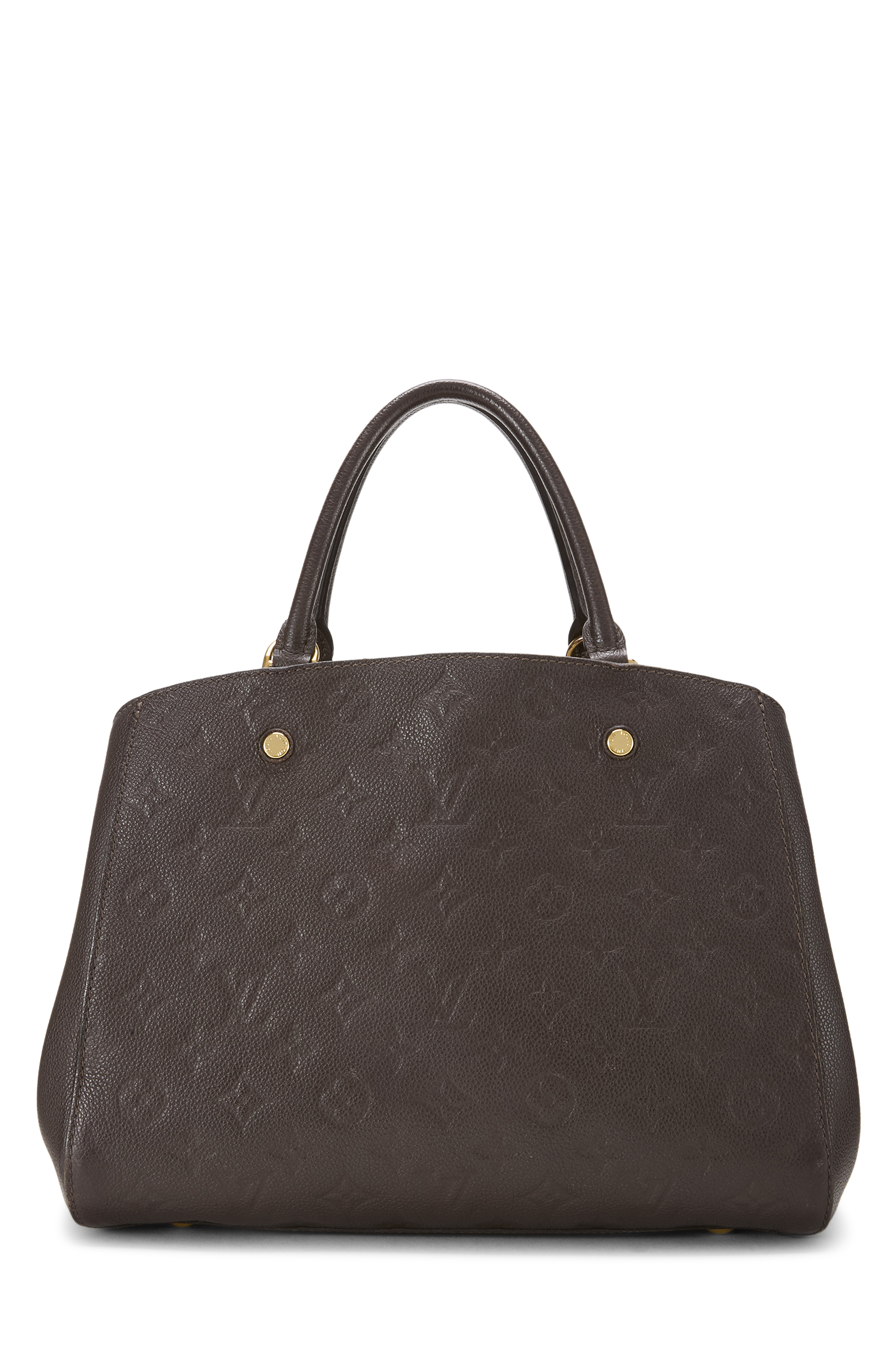 Women's Louis Vuitton Ombre Monogram Empreinte Montaigne MM in Brown MM