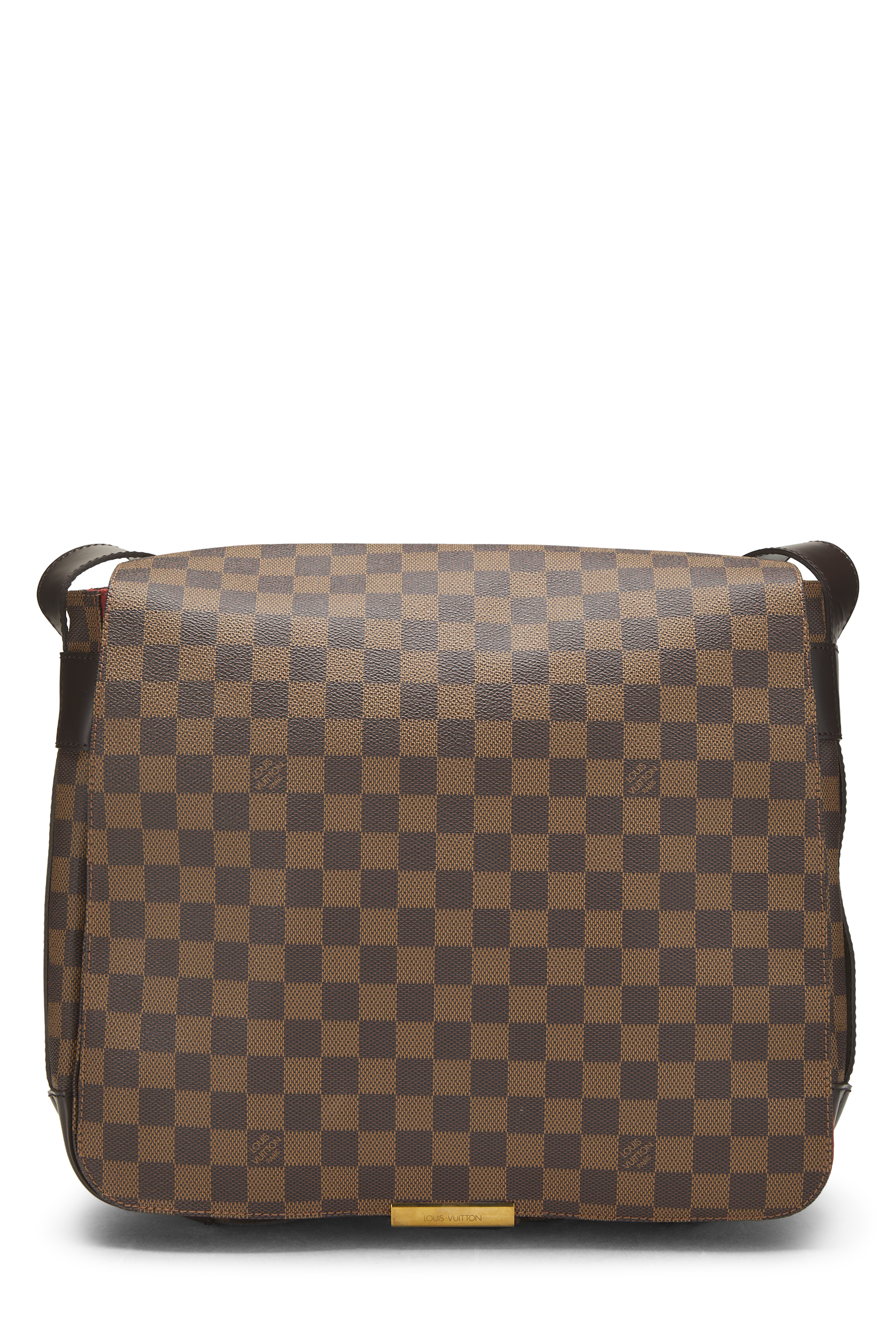 Women's Louis Vuitton Damier Ebene Bastille Messenger Bag in Brown