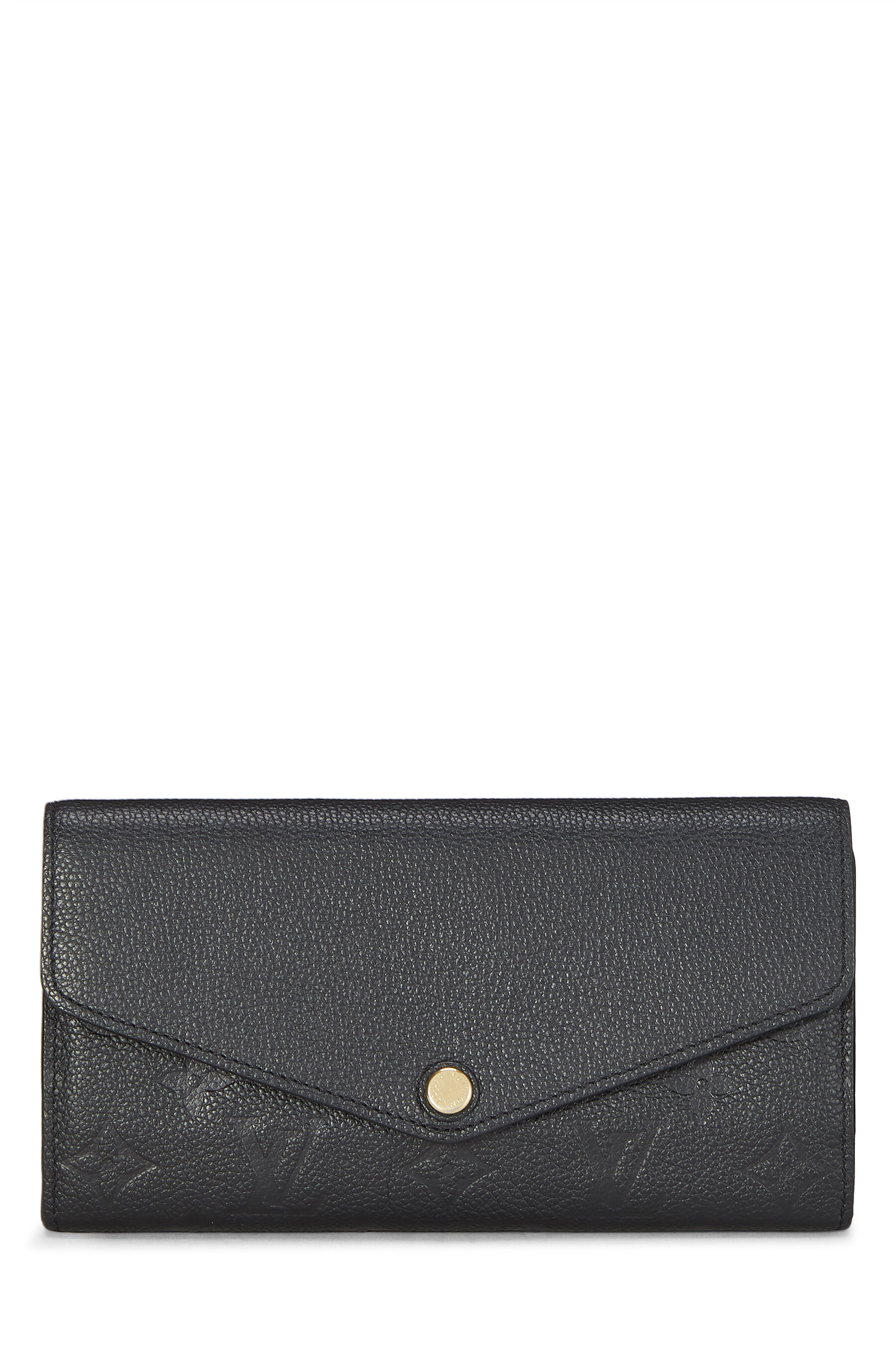 Women's Louis Vuitton Black Monogram Empreinte Sarah NM in Black