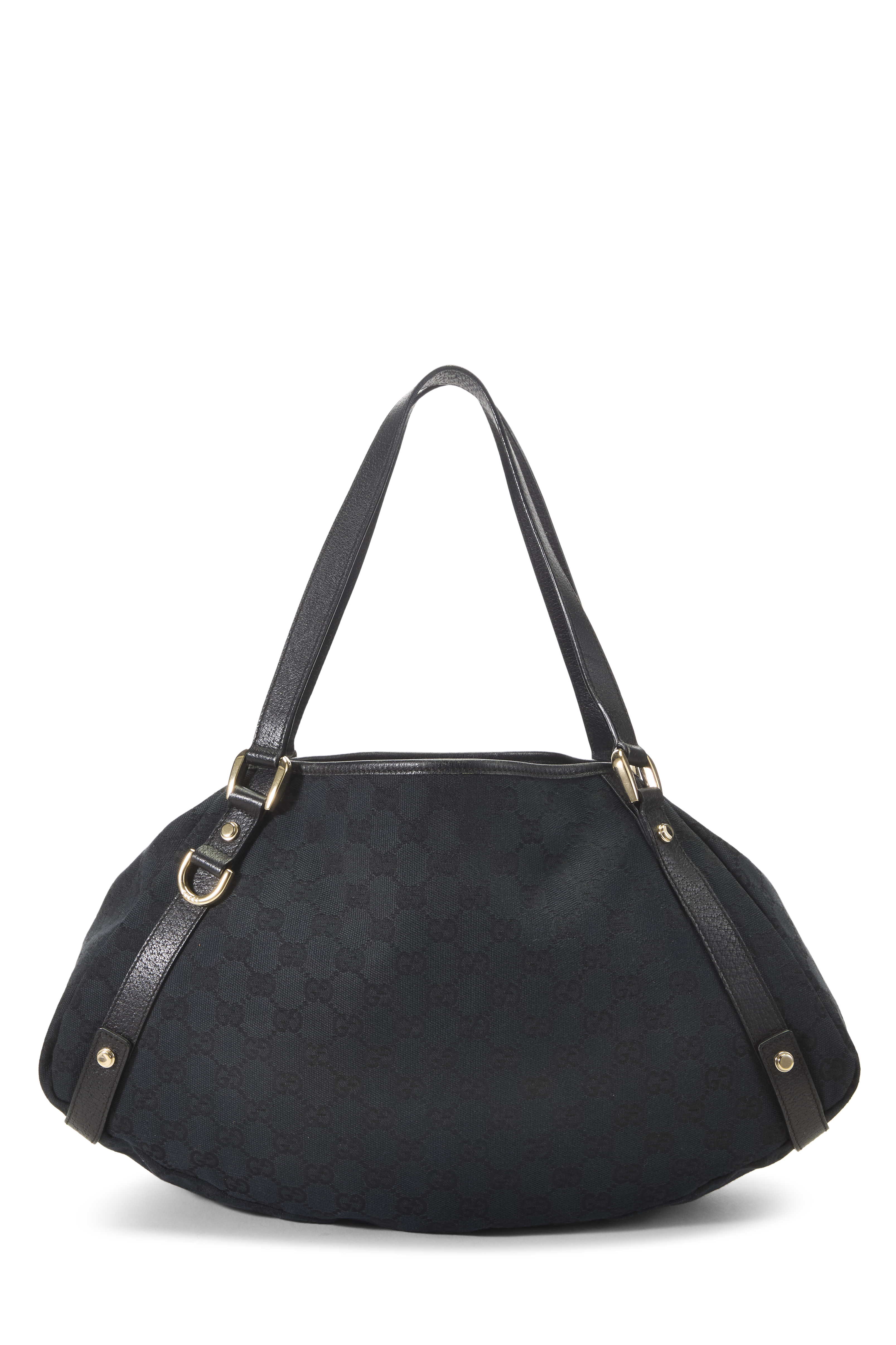 Women's Gucci Black GG Canvas Abbey Tote in Black