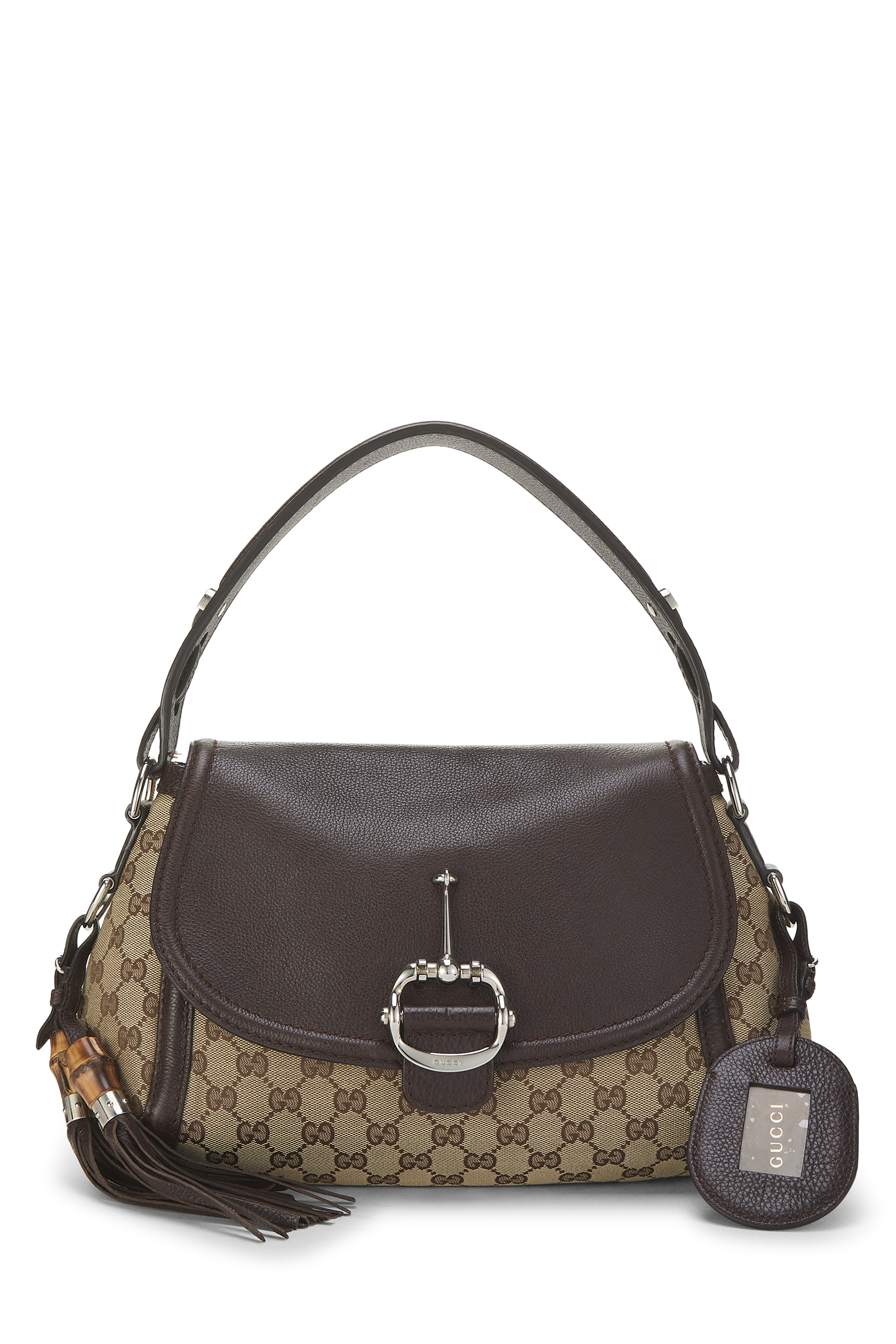 Women's Gucci Original GG Canvas Horsebit Shoulder Bag