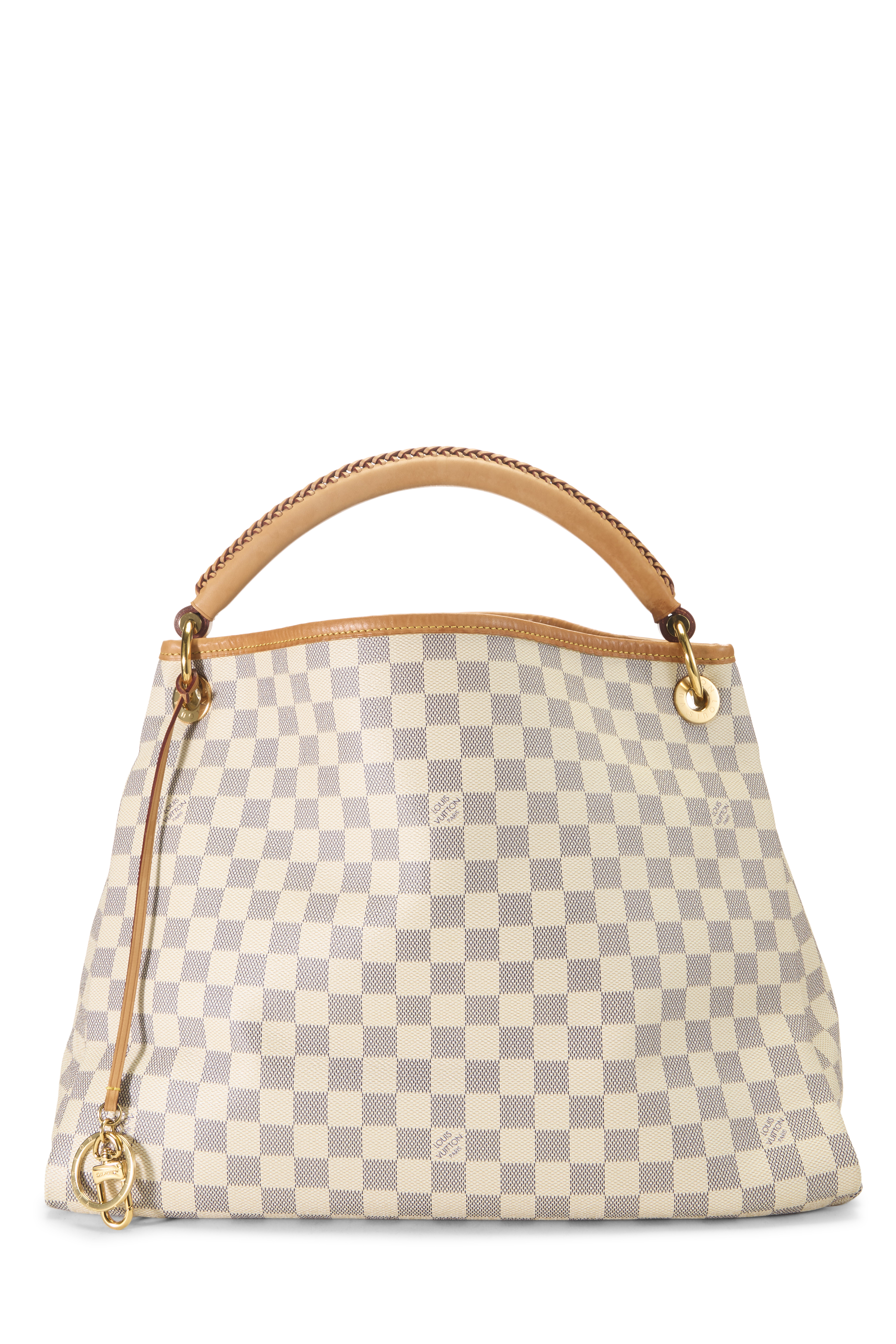 Women's Louis Vuitton Damier Azur Artsy MM in White MM