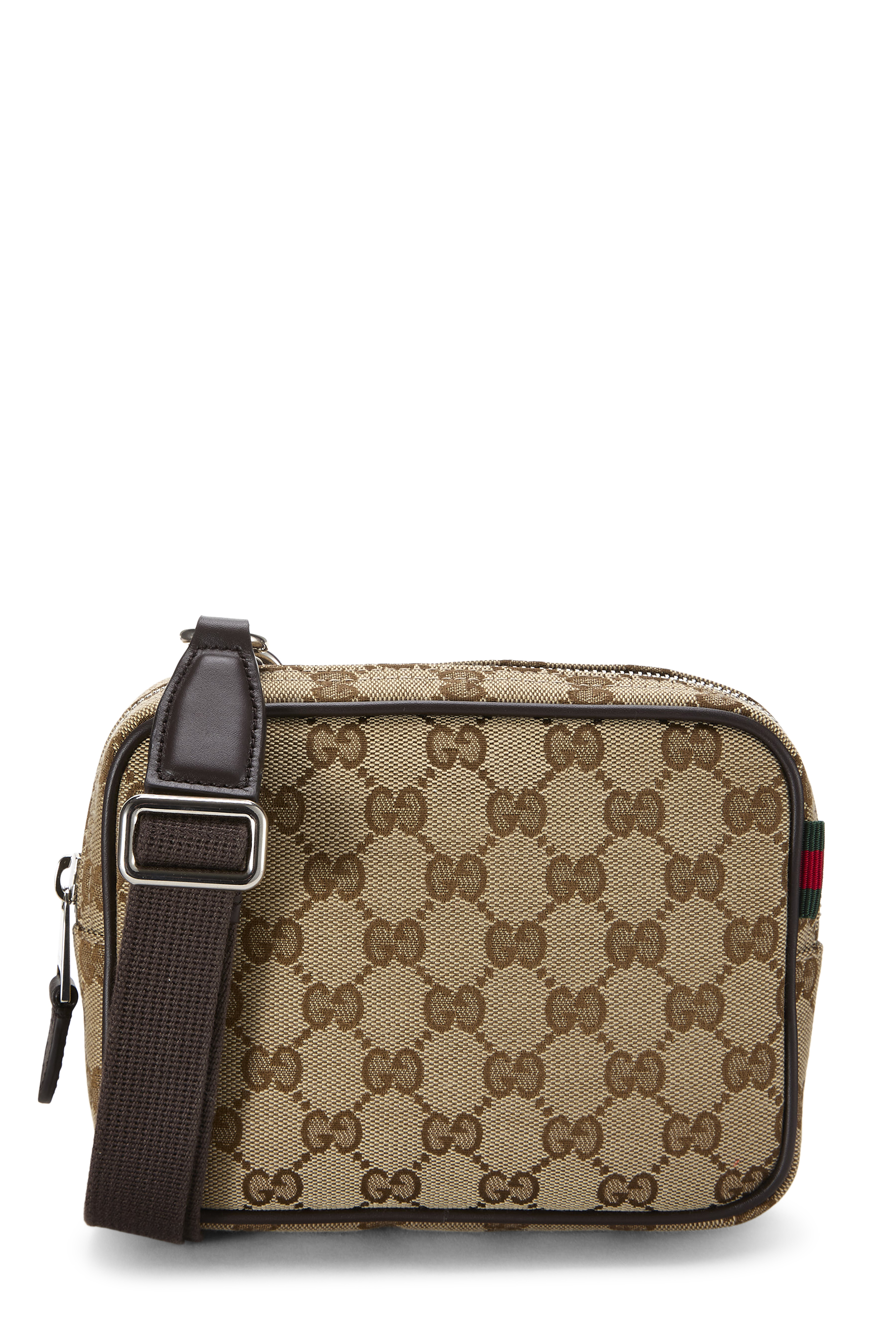 Women's Gucci Brown GG Canvas Crossbody Bag Mini in Brown Mini