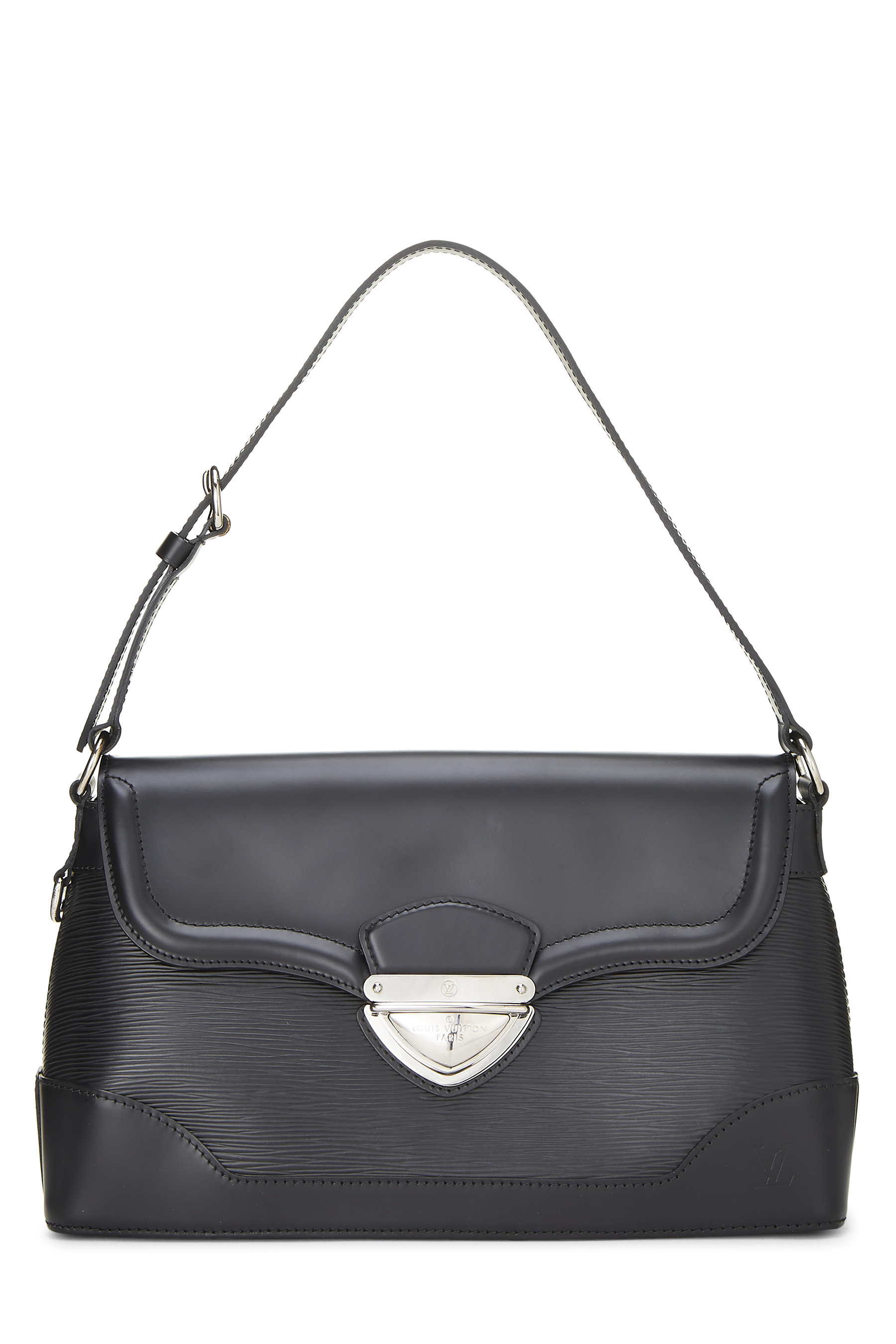 Women's Louis Vuitton Black Epi Leather Bagatelle PM in Black PM