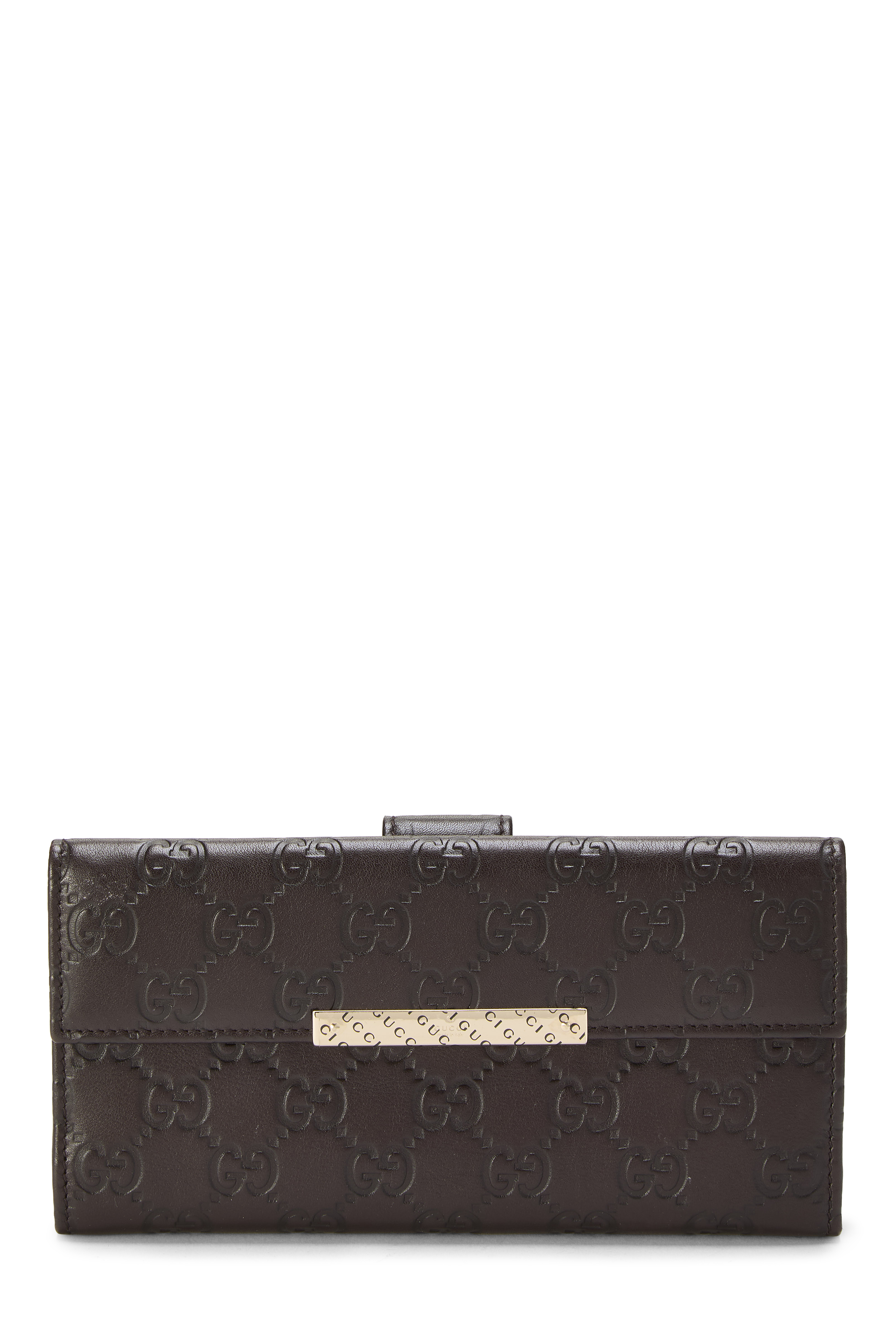 Women's Gucci Brown Guccissima Continental Wallet in Brown