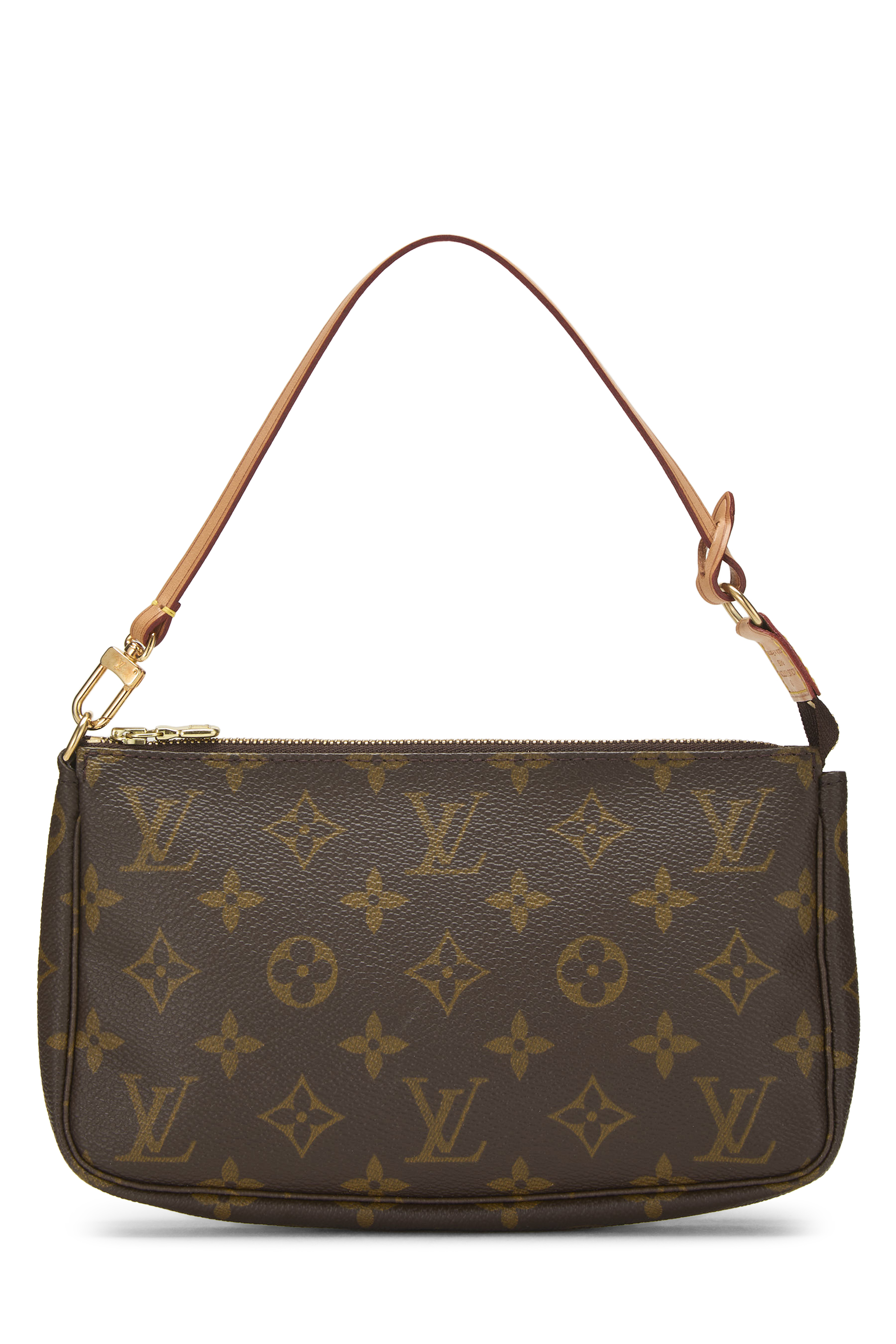 Women's Louis Vuitton Monogram Canvas Pochette Accessoires in Brown