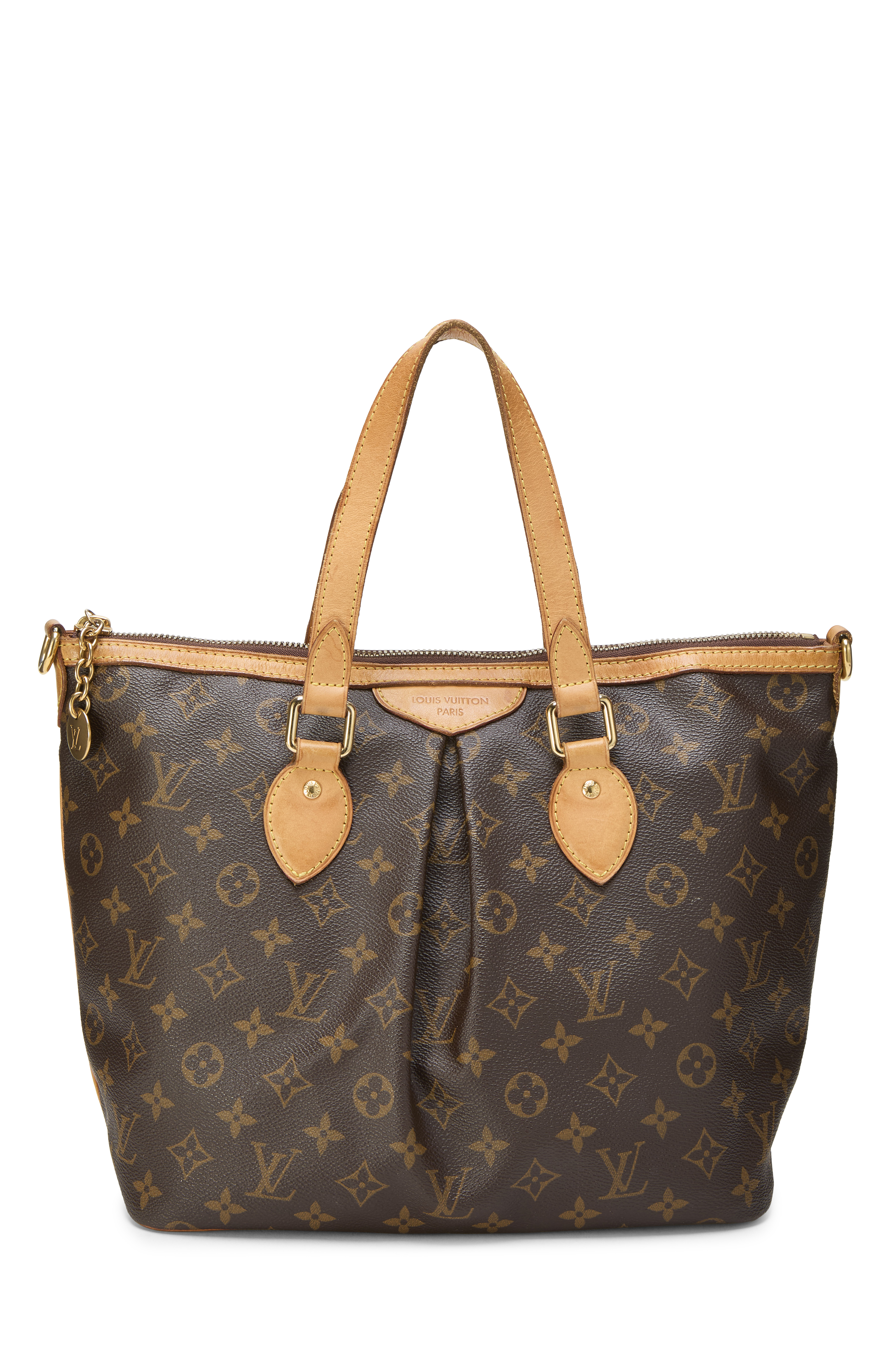 Women's Louis Vuitton Monogram Canvas Palermo PM in Brown PM