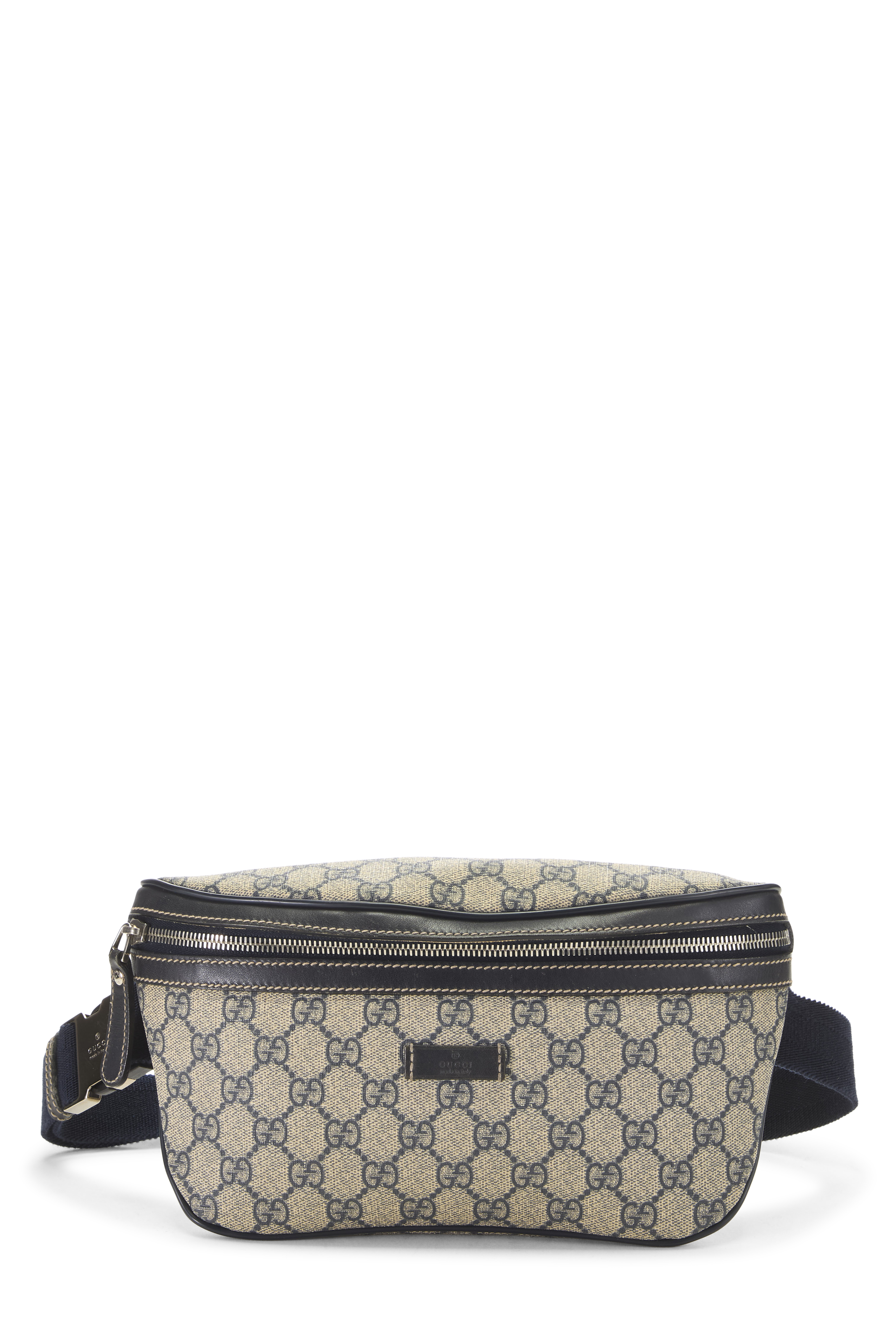 Women's Gucci Navy Original GG Canvas Waist Pouch in Navy