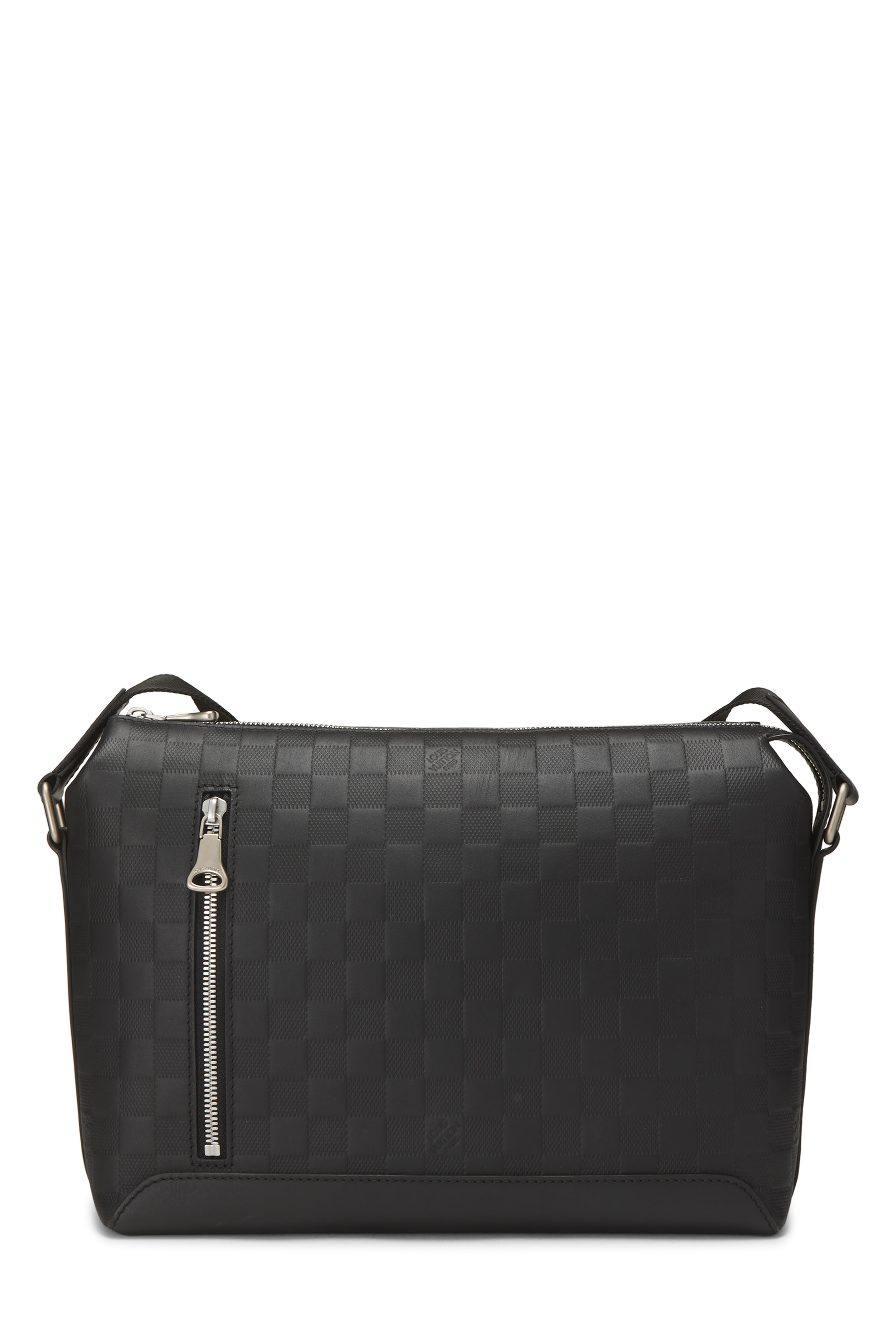 Women's Louis Vuitton Black Damier Infini Discovery Messenger PM in Black PM